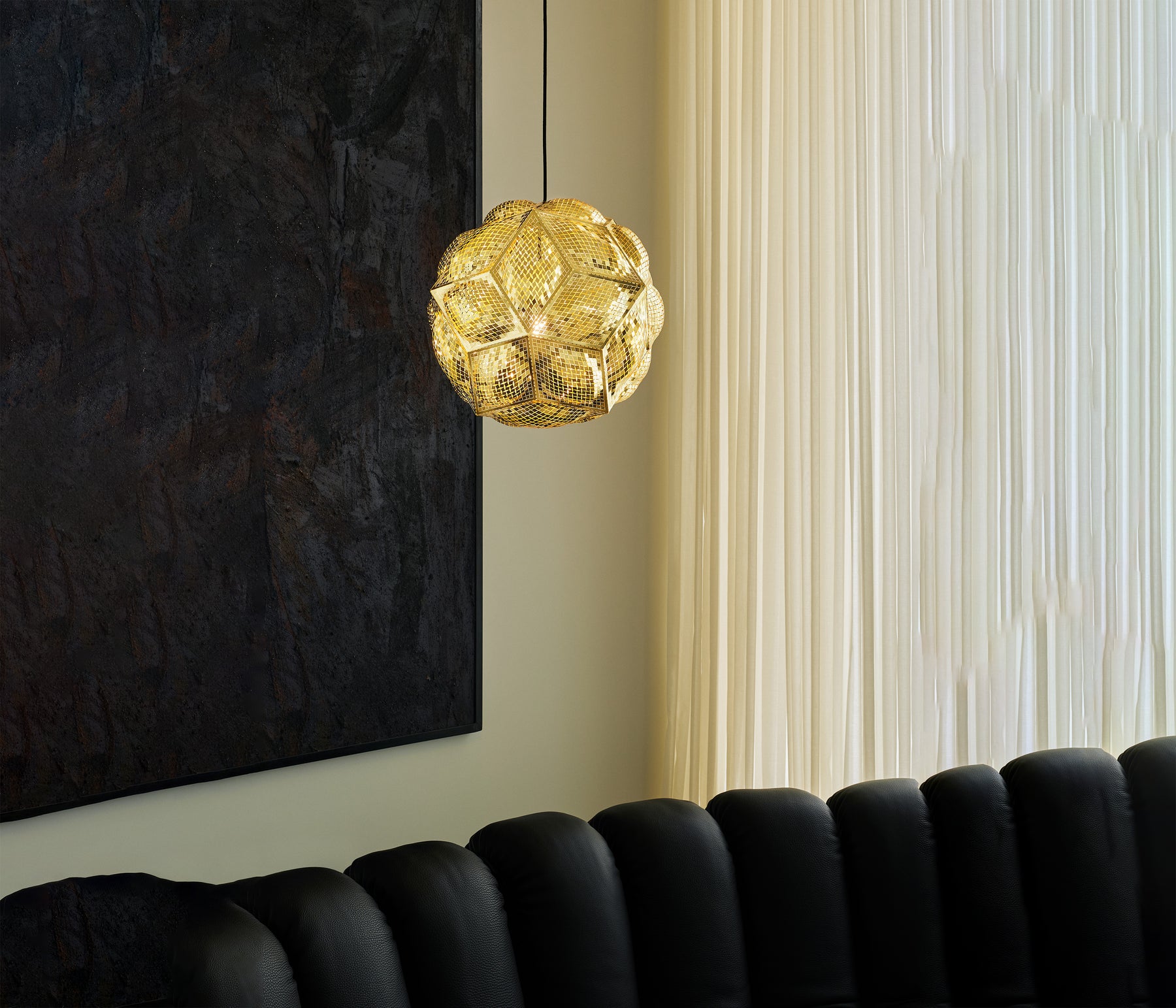 Tom Dixon Puff Pendelleuchte Wohnzimmer