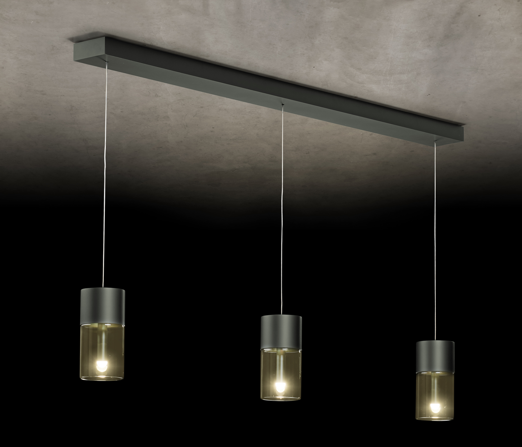 Holtkötter Aura P3 Pendelleuchte LED Platin / Amber