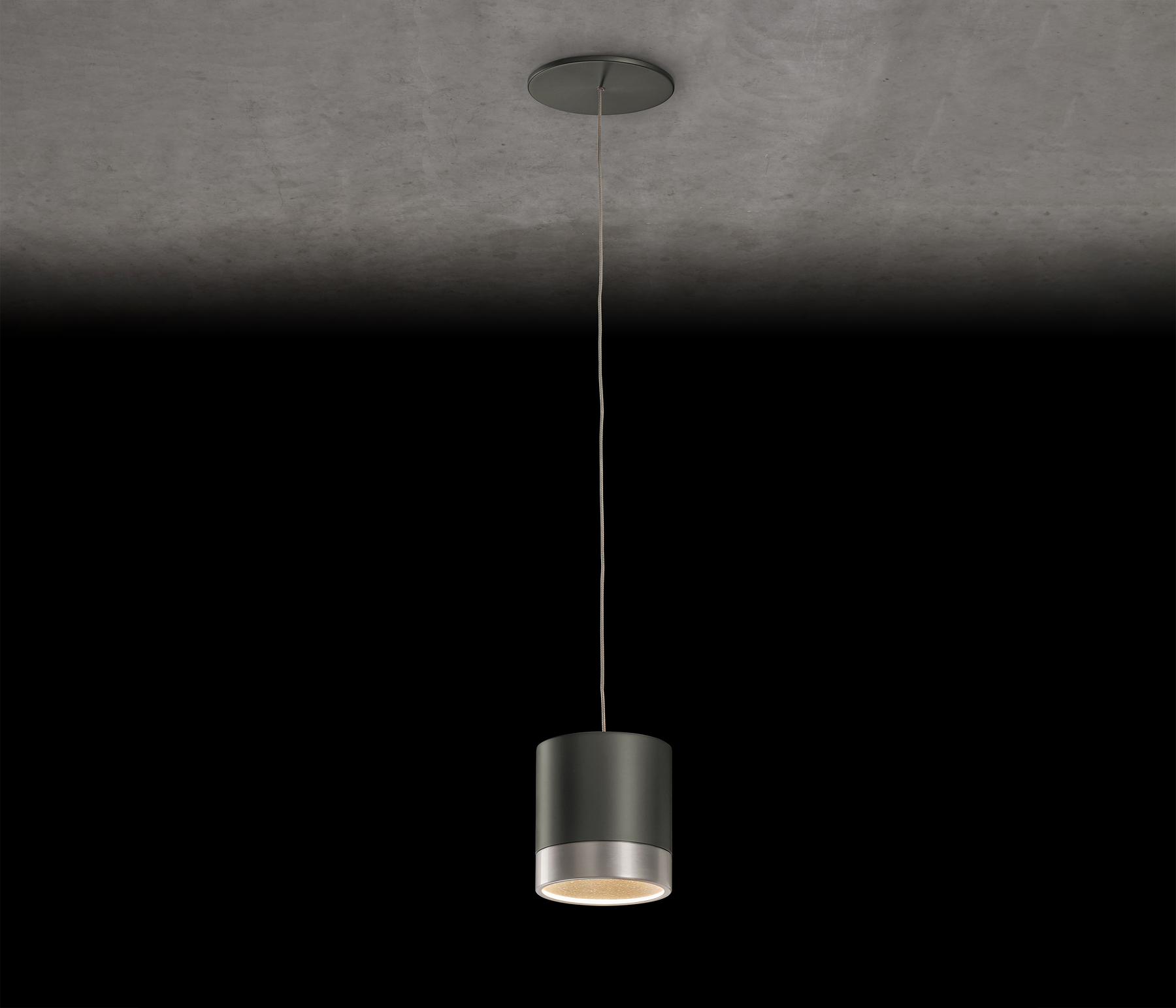 Holtkötter Aura E Pendelleuchte LED Platin / Aluminium matt