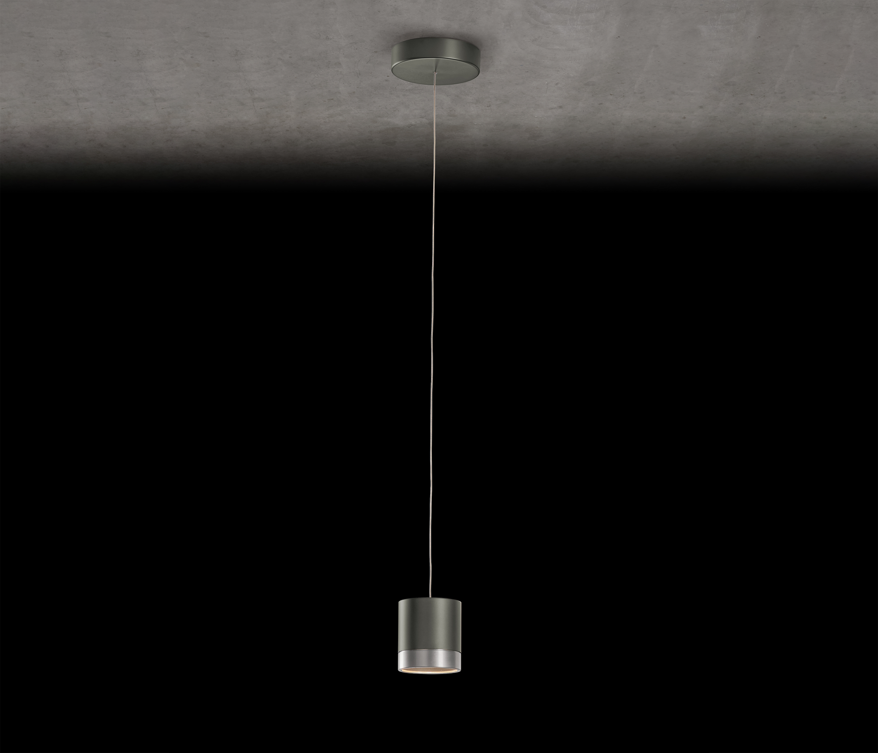 Holtkötter Aura A Pendelleuchte LED Platin / Aluminium matt