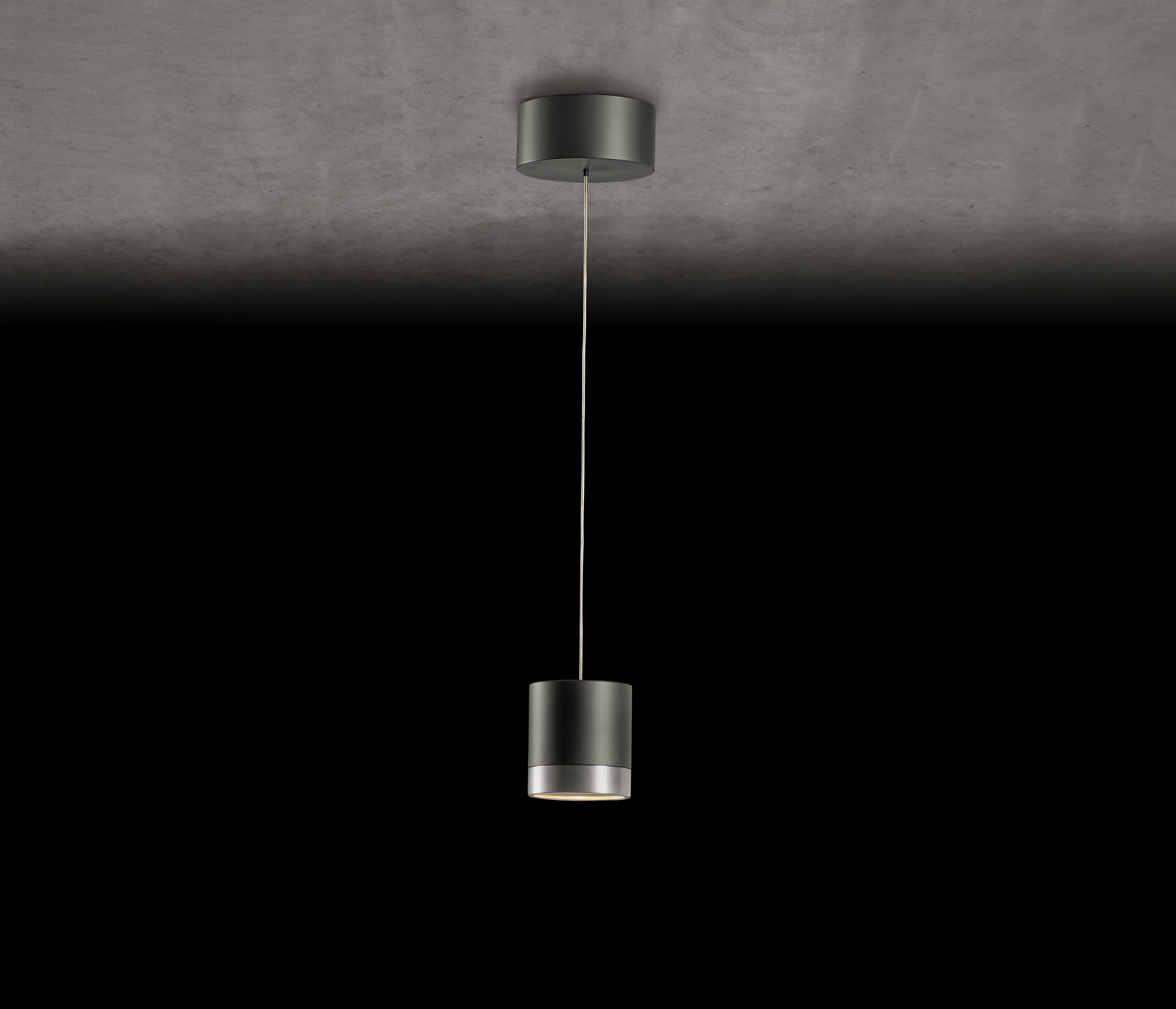 Holtkötter Aura P1 Pendelleuchte Platin / Aluminium matt