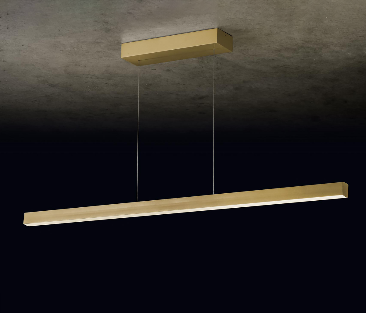 Holtkötter Xena S Pendelleuchte LED  Eloxal Messing