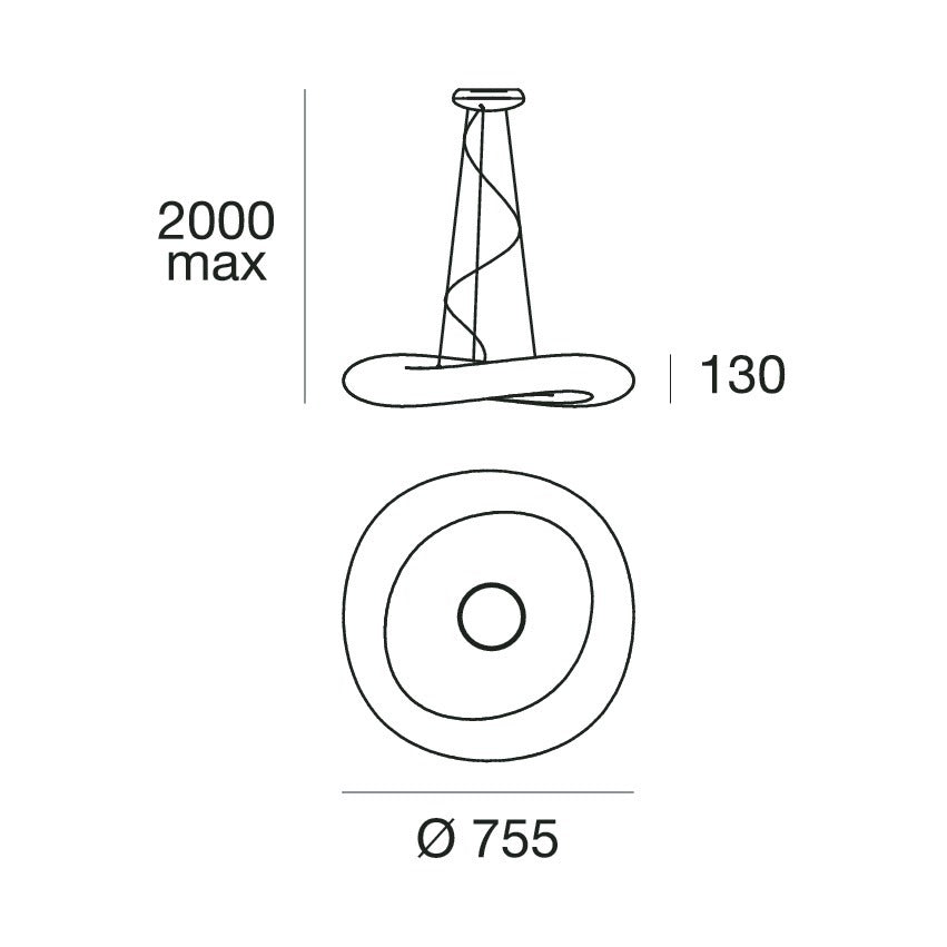 Stilnovo Mr Magoo Pendelleuchte Ø75 LED