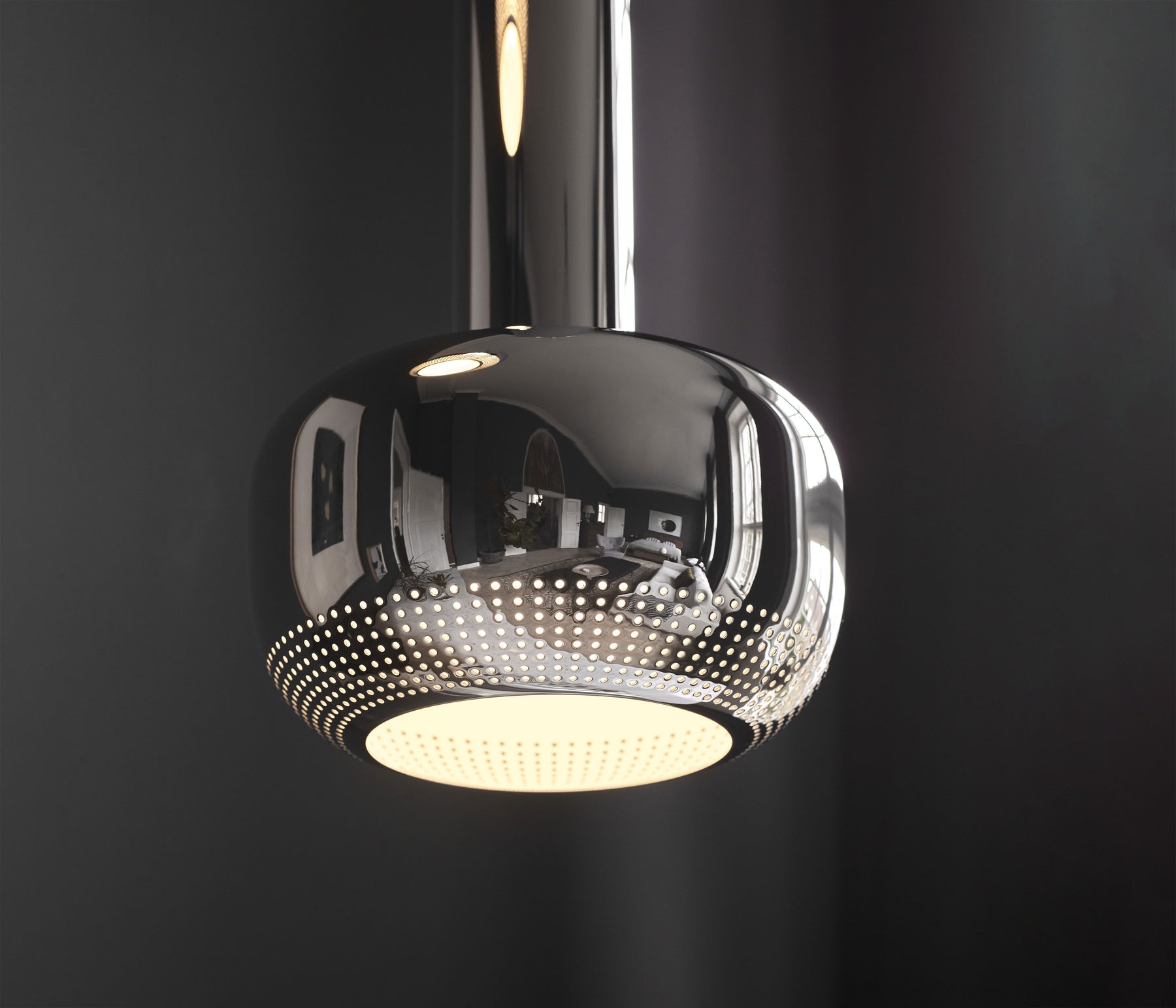 Louis Poulsen VL 56 Pendelleuchte Chrom