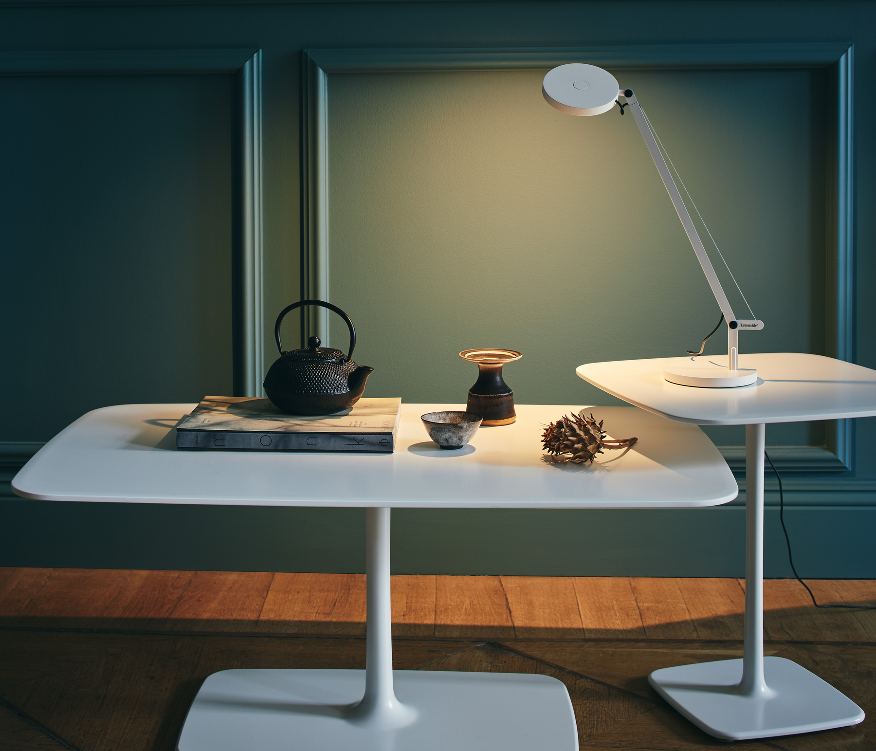 Artemide Demetra Micro Table Schreibtischleuchte LED weiß