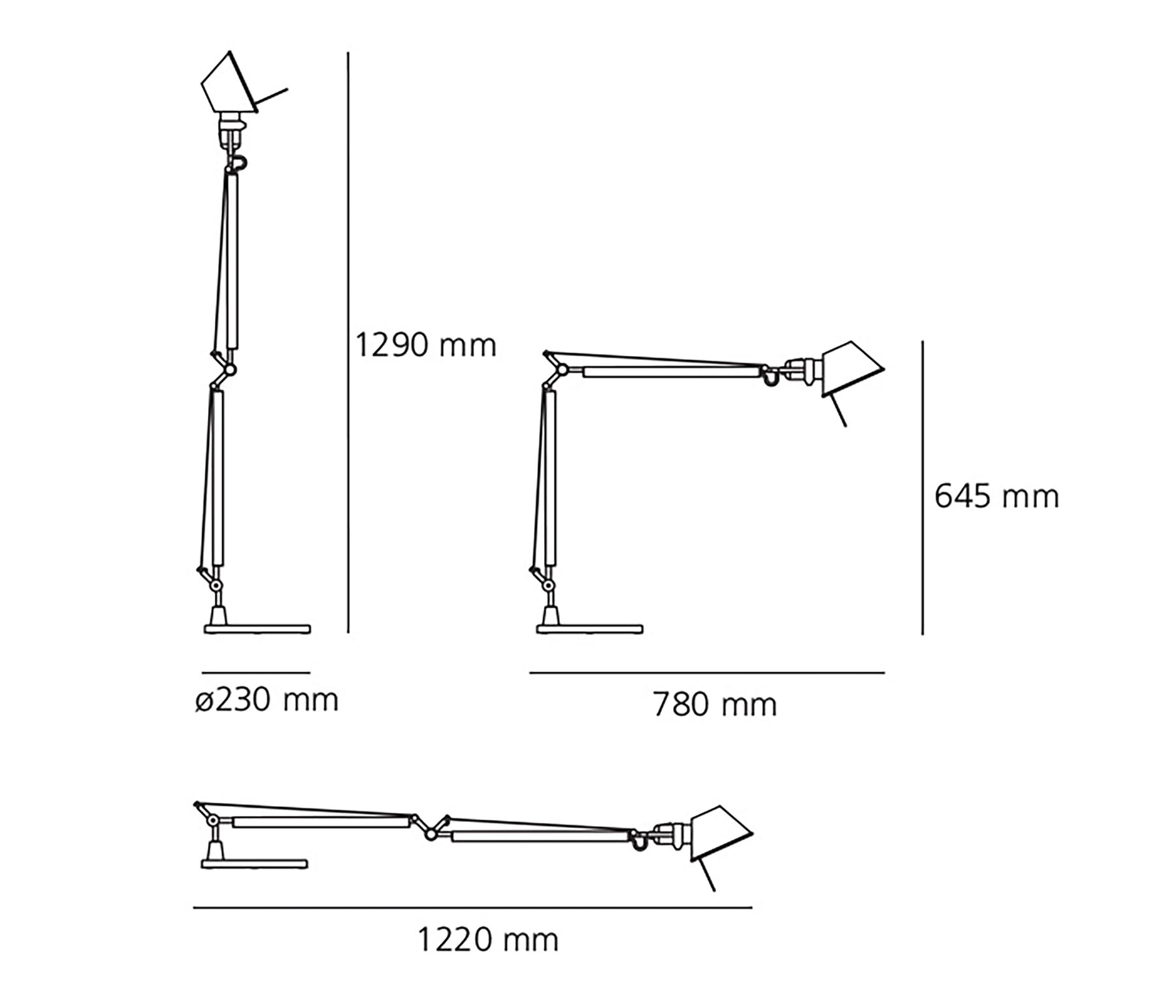 Artemide Tolomeo Schreibtischleuchte