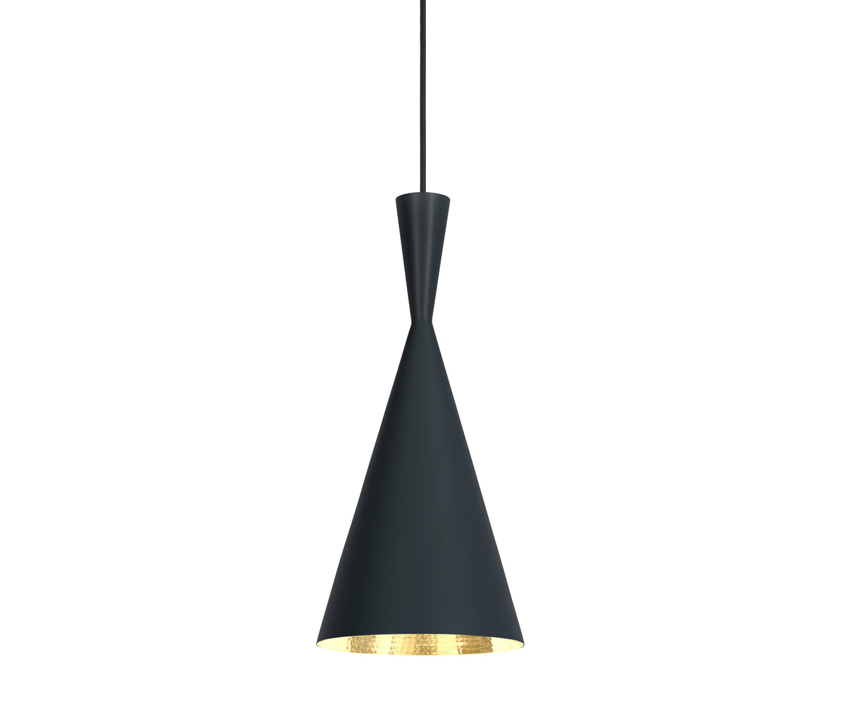 Tom Dixon Beat Tall Pendelleuchte LED schwarz