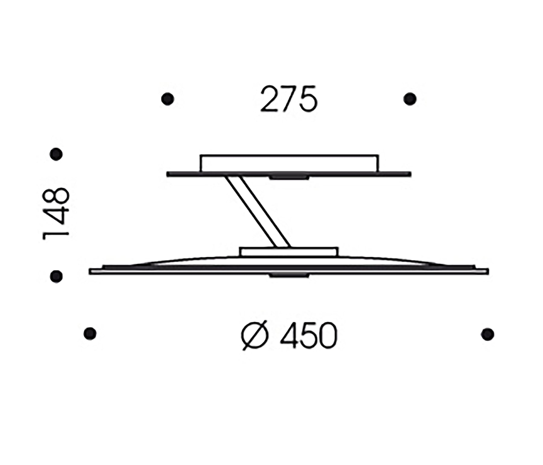 Oligo Beamy up Deckenleuchte LED