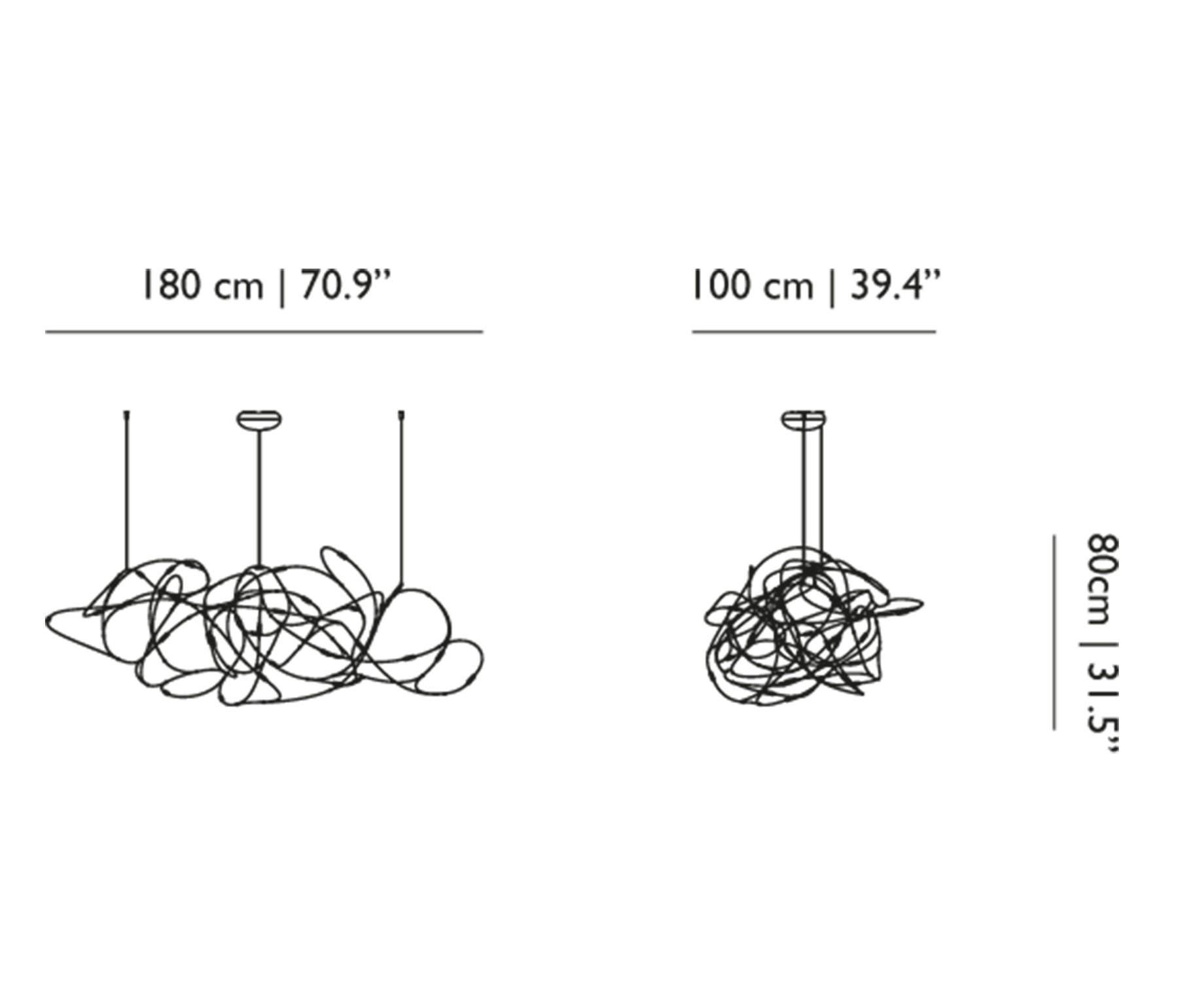 Moooi Flock of Light 31 Pendelleuchte LED