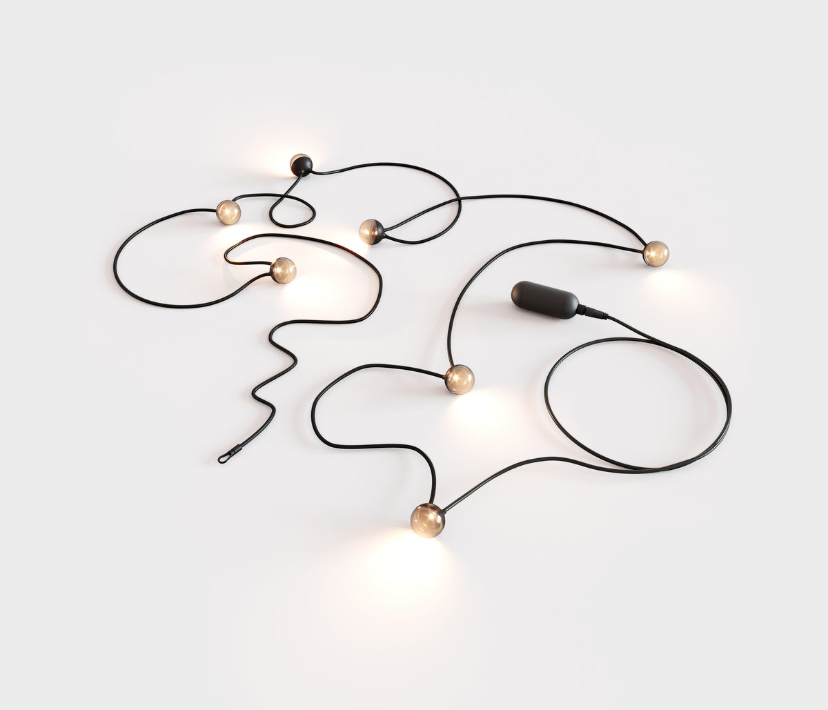 IP44.DE cherry bubbls Lichterkette Akkuleuchte LED