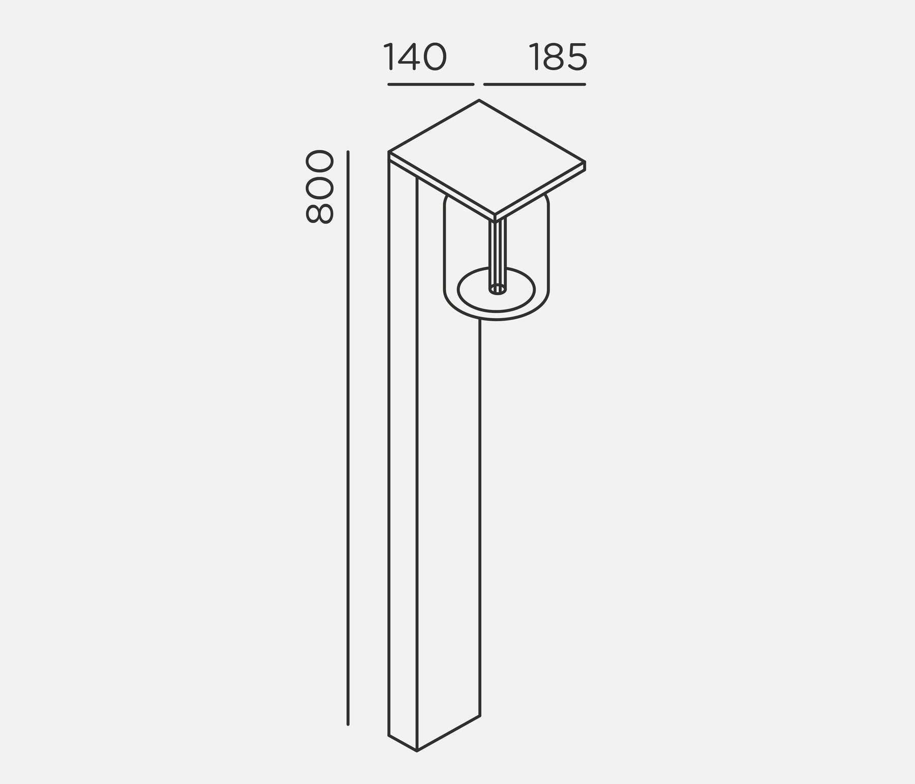 IP44.DE dia Pollerleuchte LED