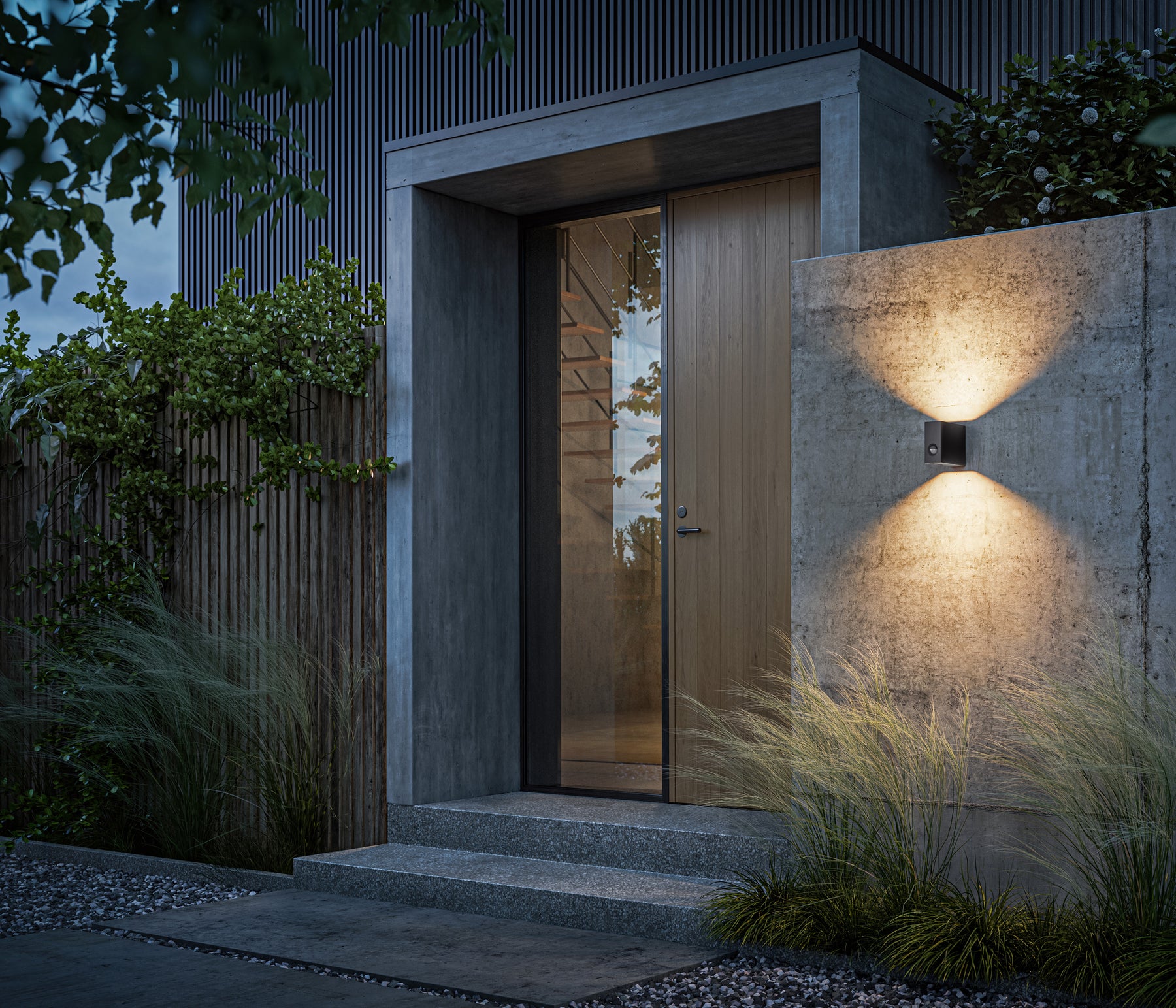 IP44.DE eye control Wandleuchte LED Hauseingang