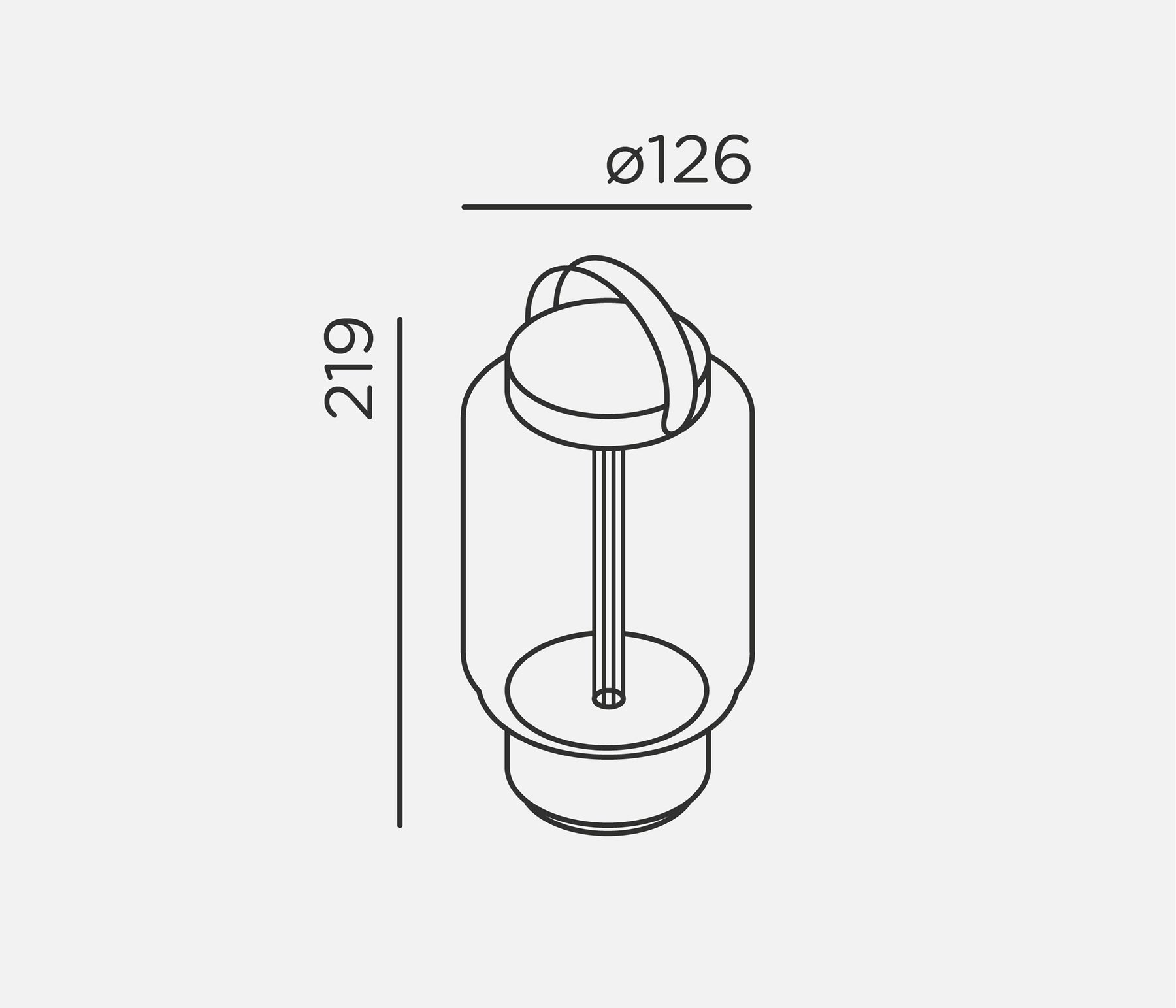 IP44.DE qu Akkuleuchte LED