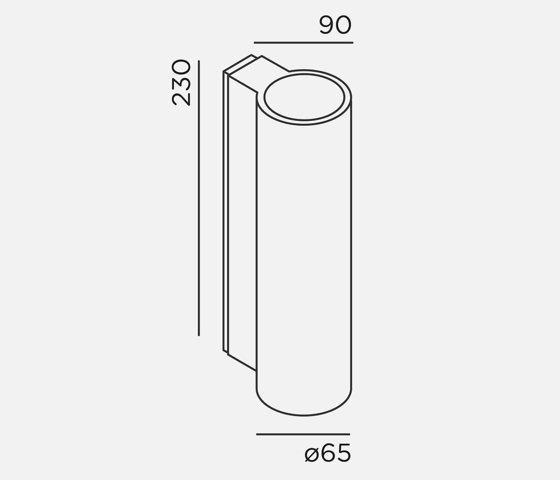 IP44.DE scap Wandleuchte LED