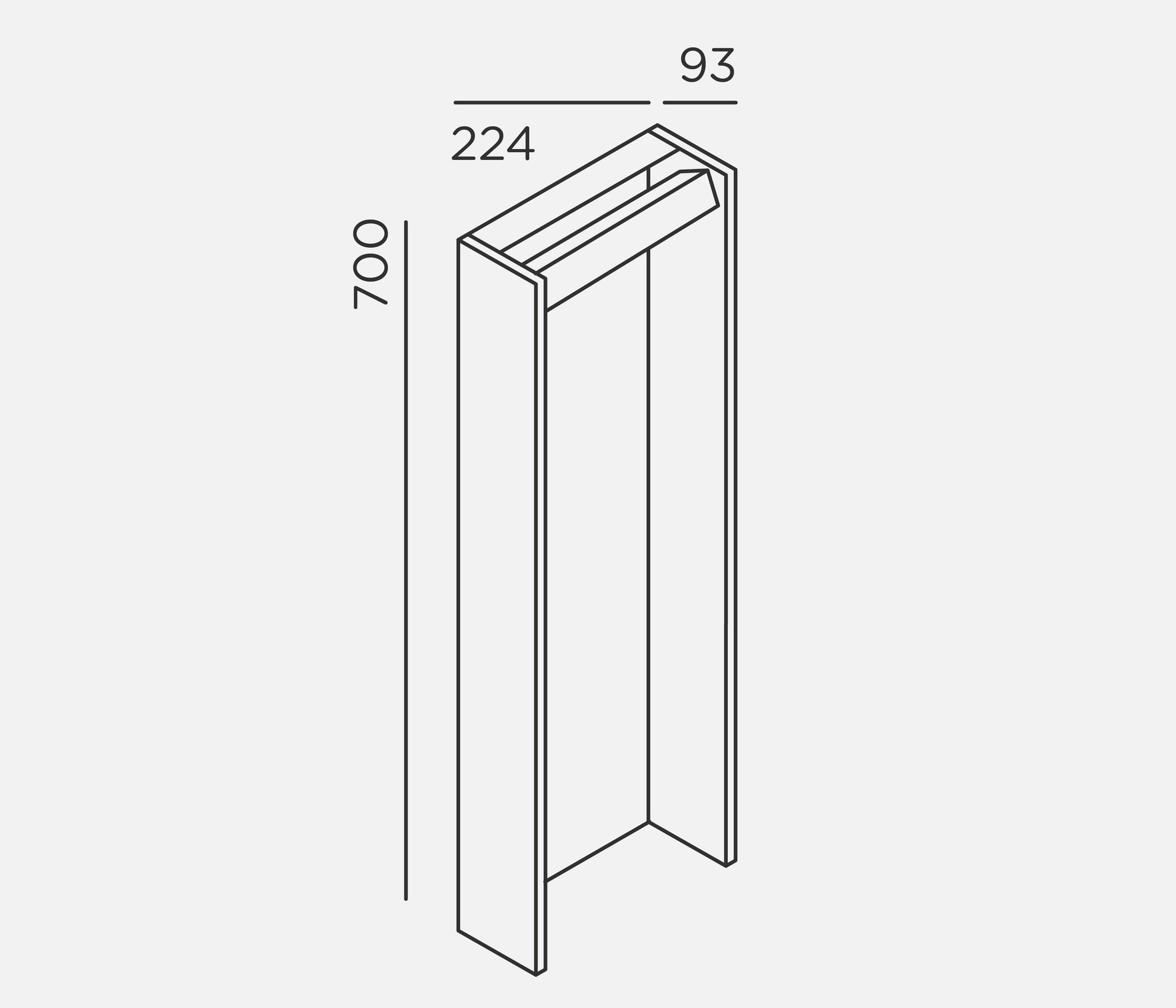 IP44.DE slat Poller Pollerleuchte LED 70