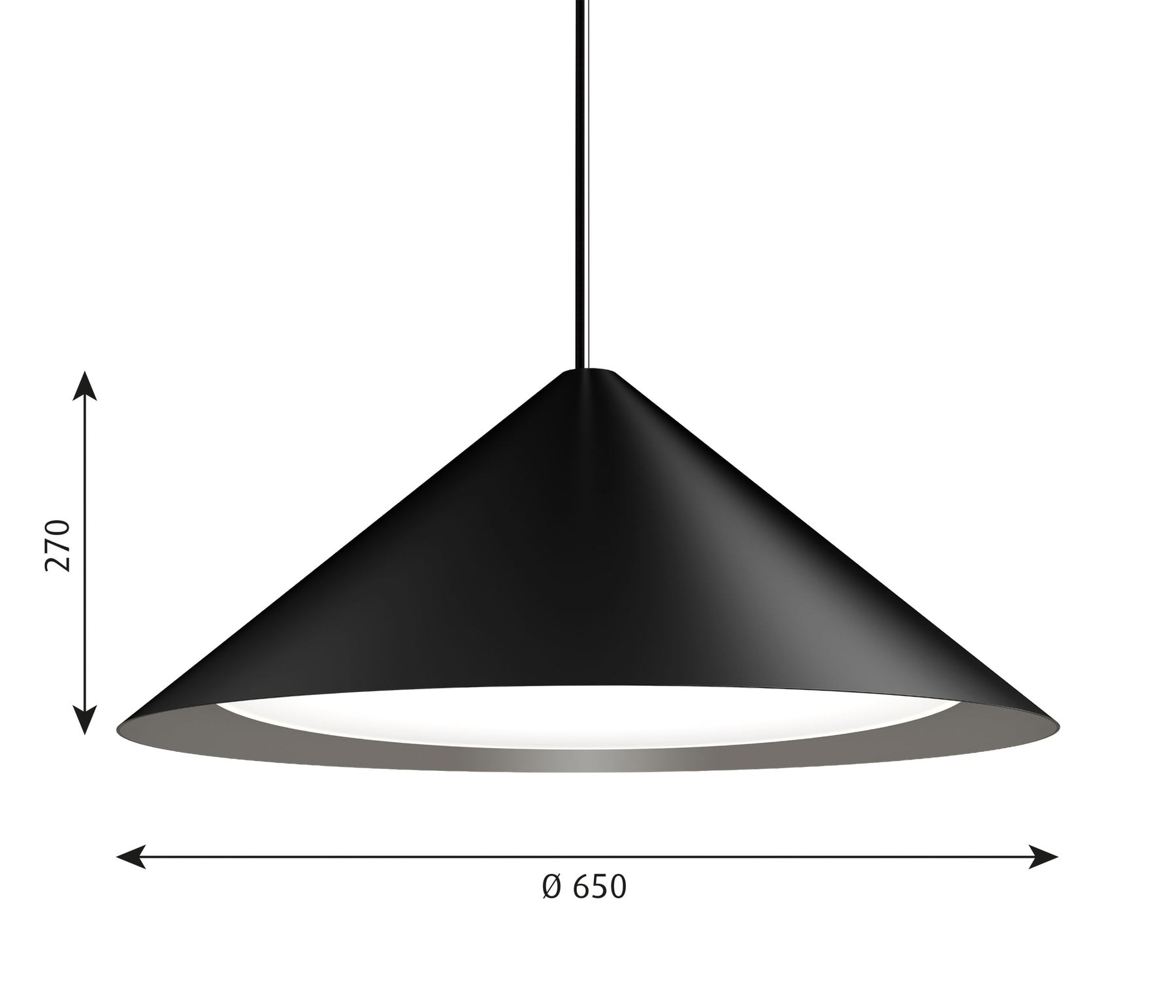Louis Poulsen Keglen Pendelleuchte 650