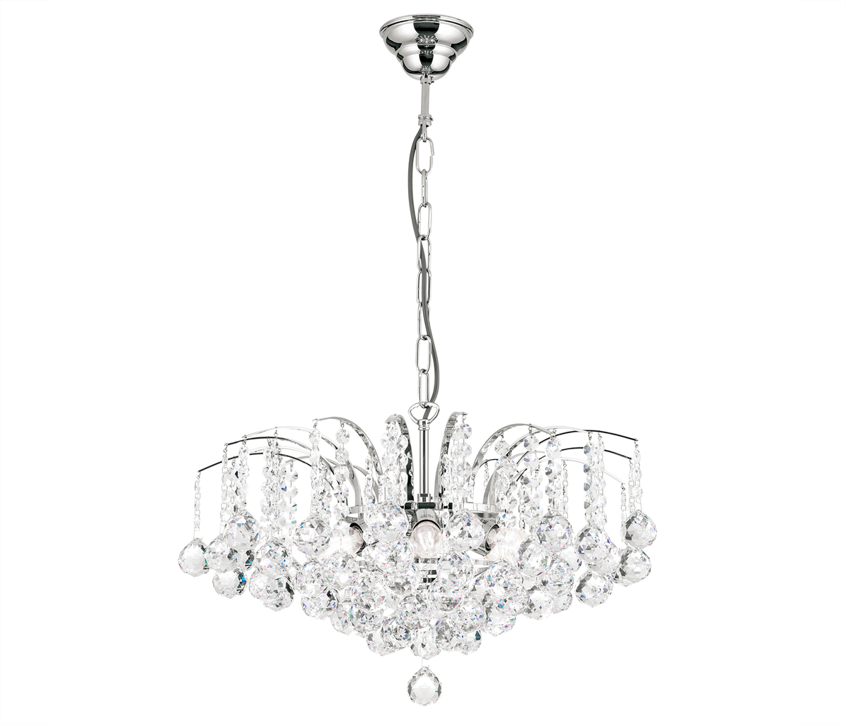 Orion KRISTALL KLASSISCH 6-flammig Kronleuchter