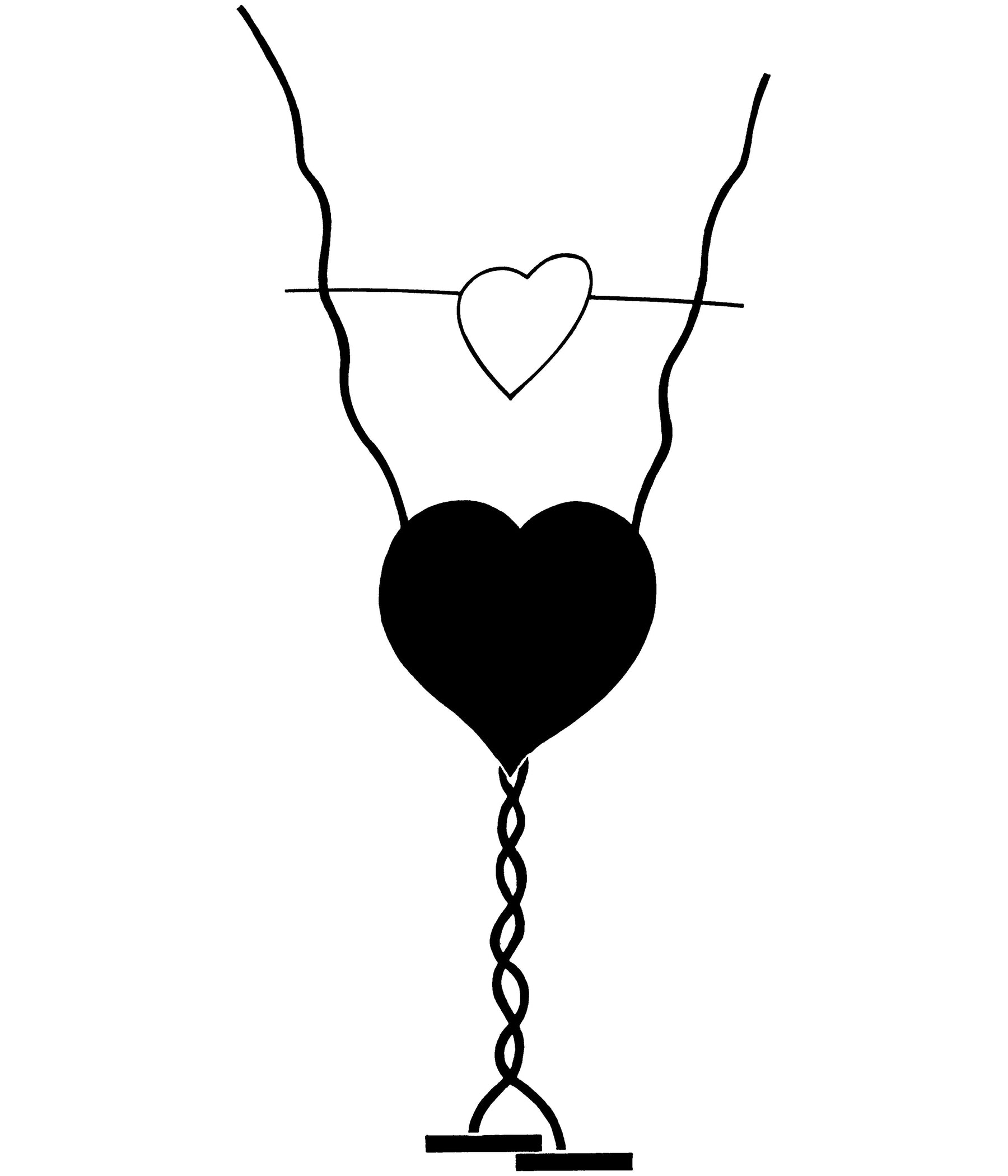 Ingo Maurer One From The Heart Tischleuchte