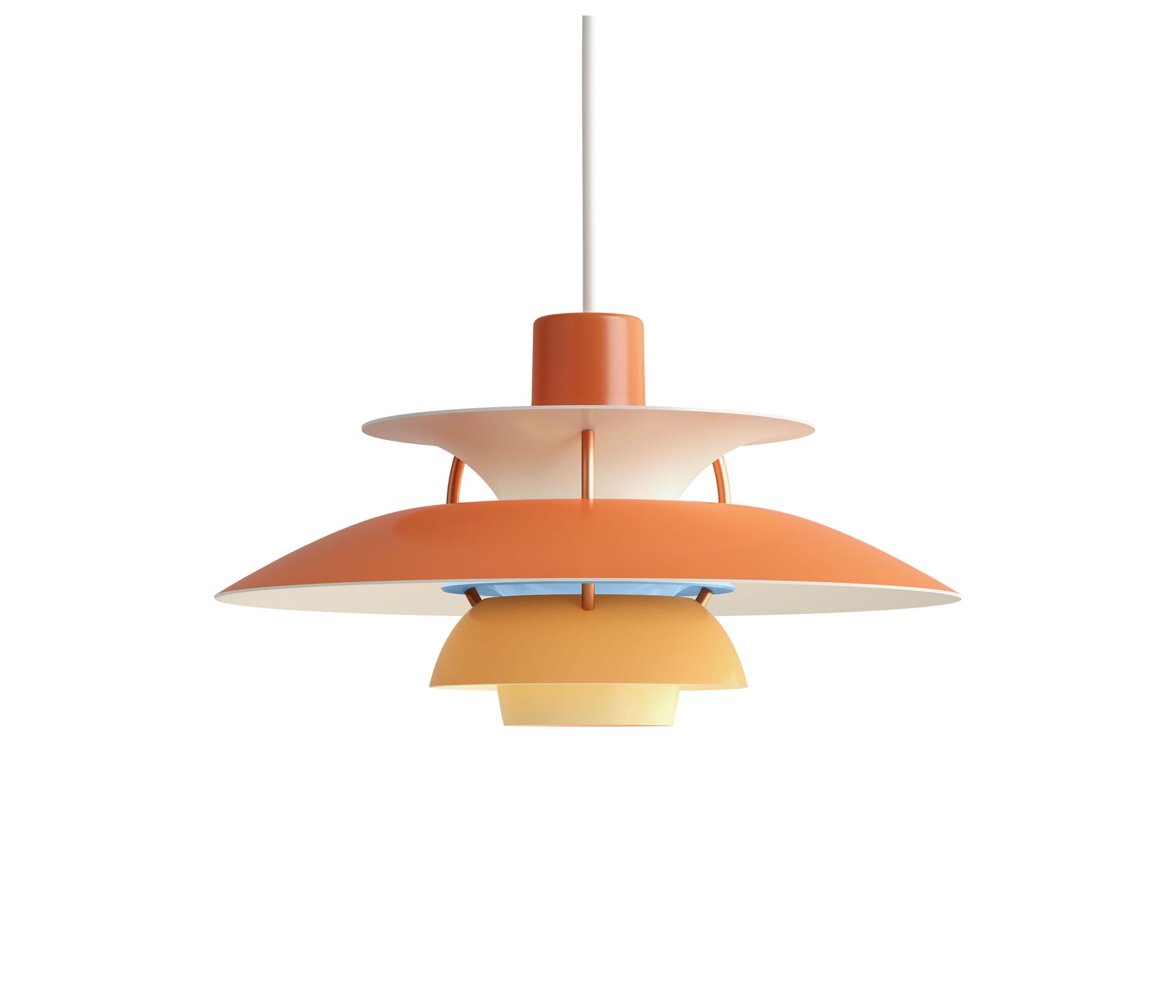 Louis Poulsen PH 5 mini hues of orange