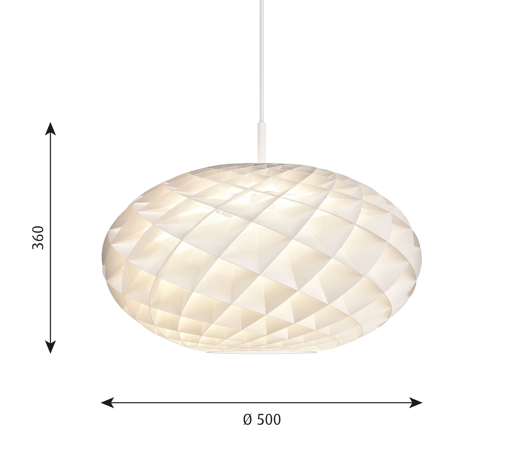 Louis Poulsen Patera Oval Pendelleuchte