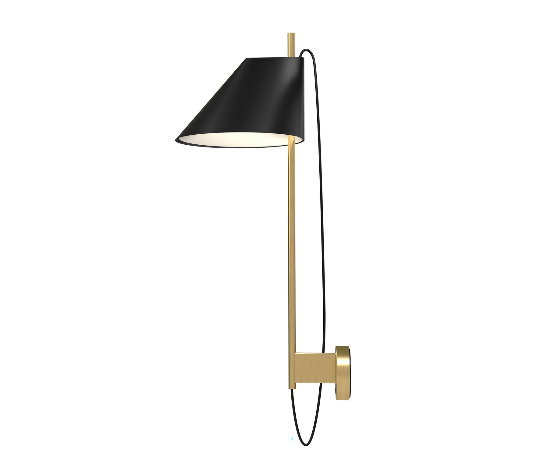 Louis Poulsen Yuh Wandleuchte LED schwarz / messing