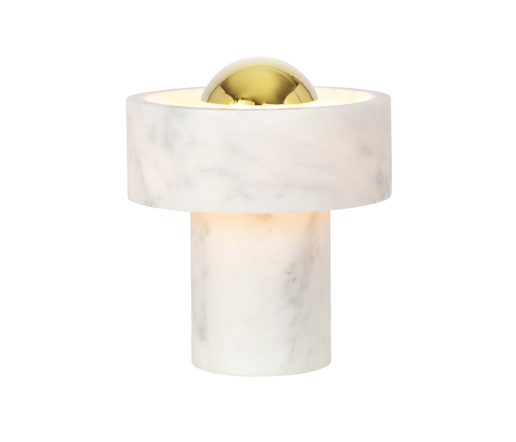 Tom Dixon Stone Portable Akkuleuchte LED an