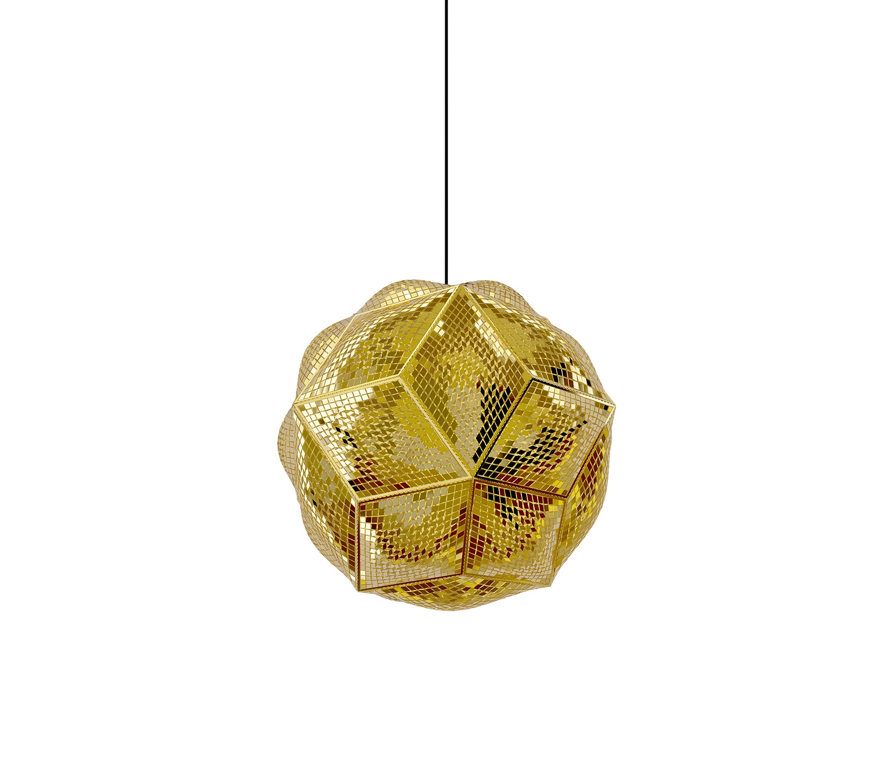 Tom Dixon Puff Pendelleuchte gold