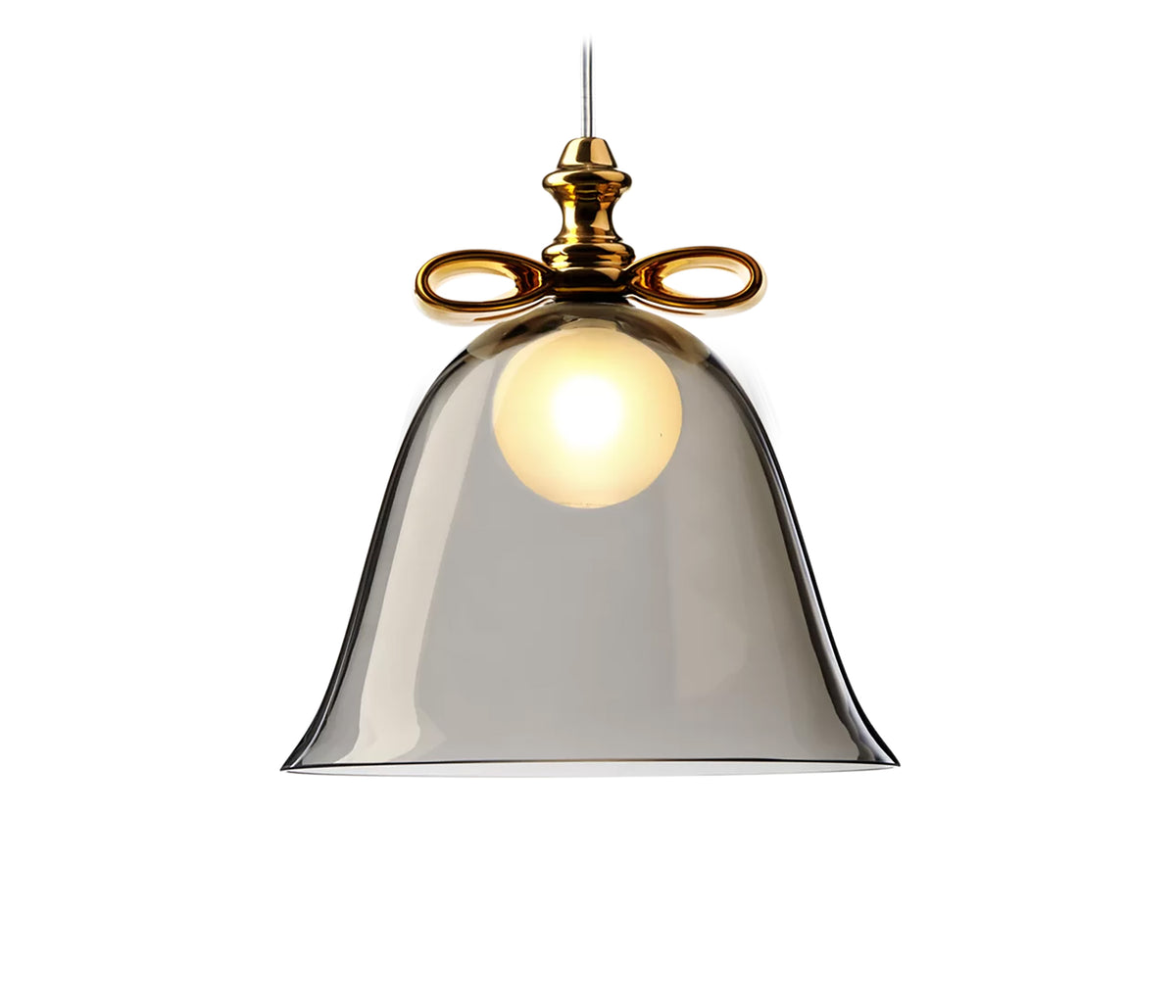 Moooi Bell Lamp Pendelleuchte smoke / gold