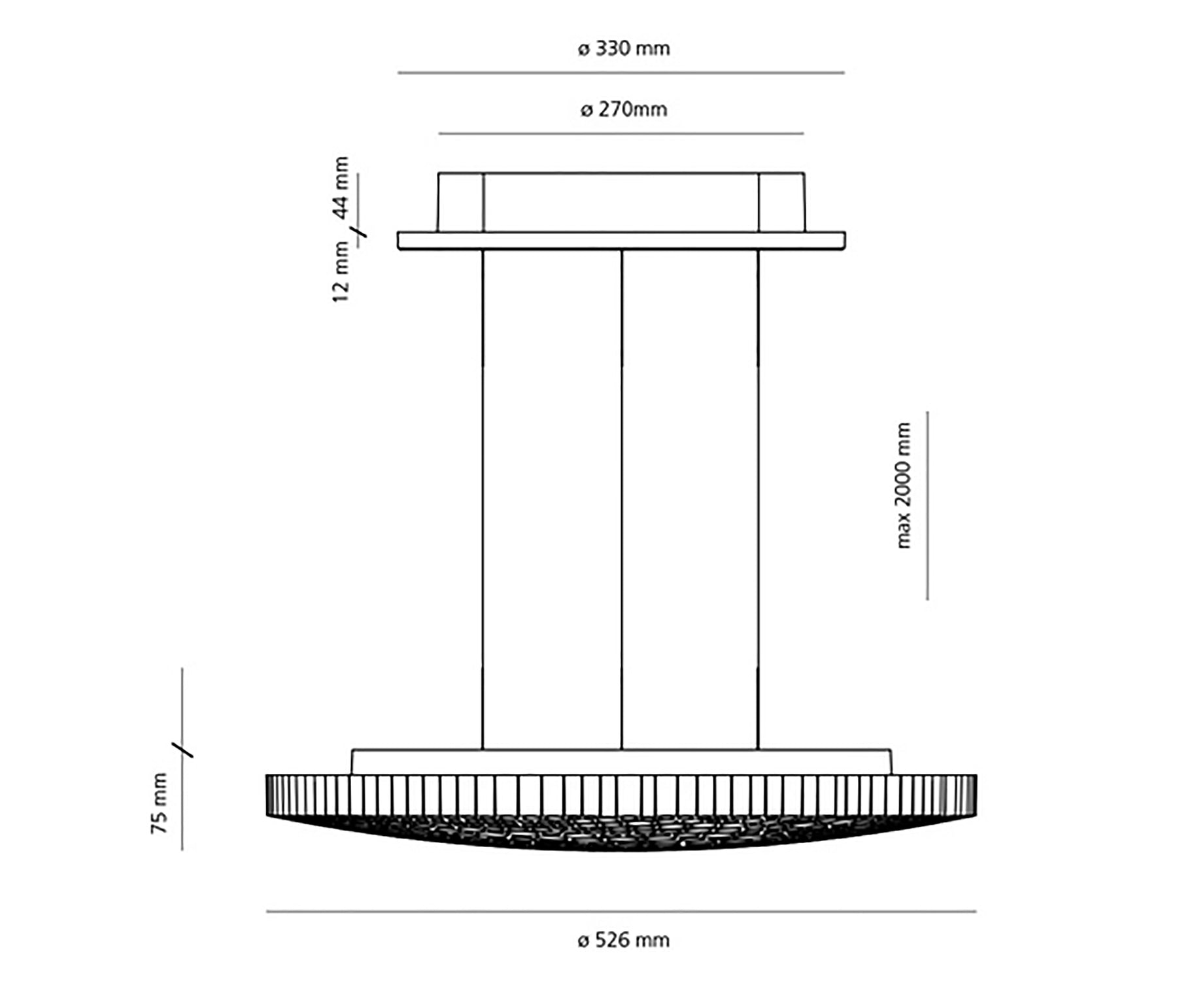 Artemide Calipso suspension Pendelleuchte LED weiß