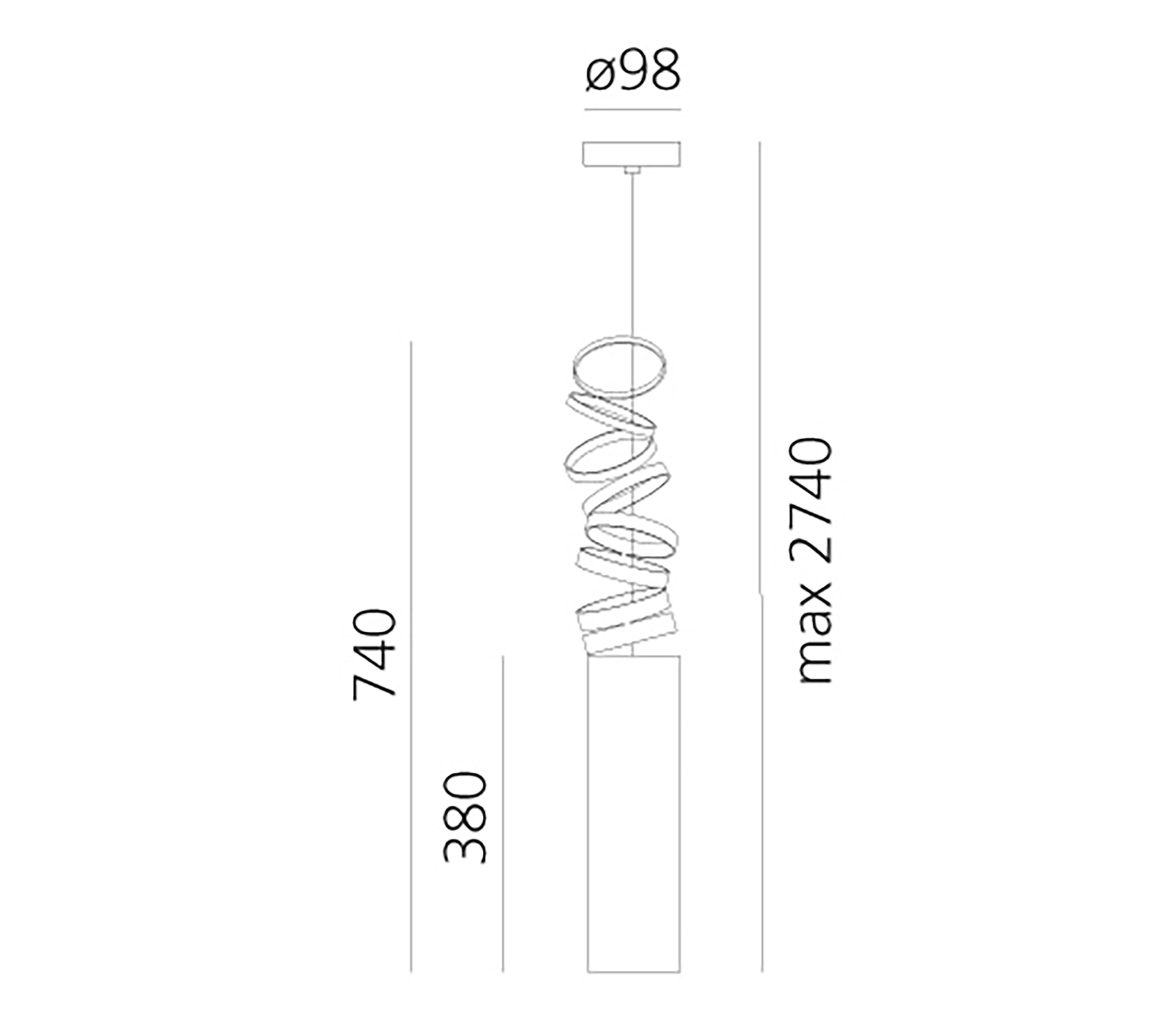 Artemide Decomposé Pendelleuchte