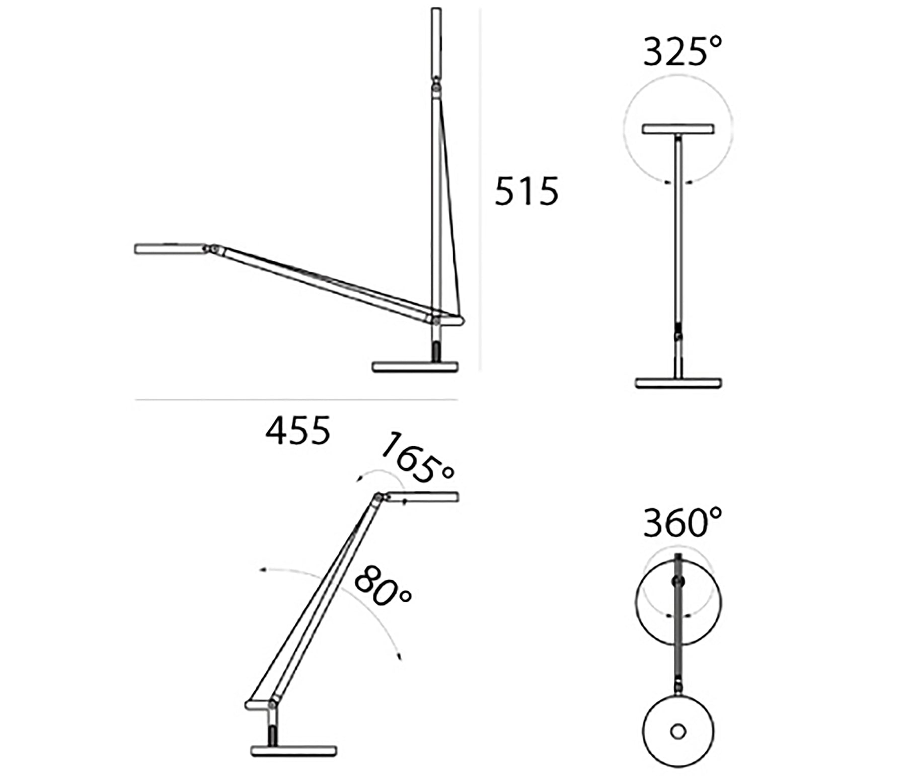 Artemide Demetra Micro Table Schreibtischleuchte LED weiß