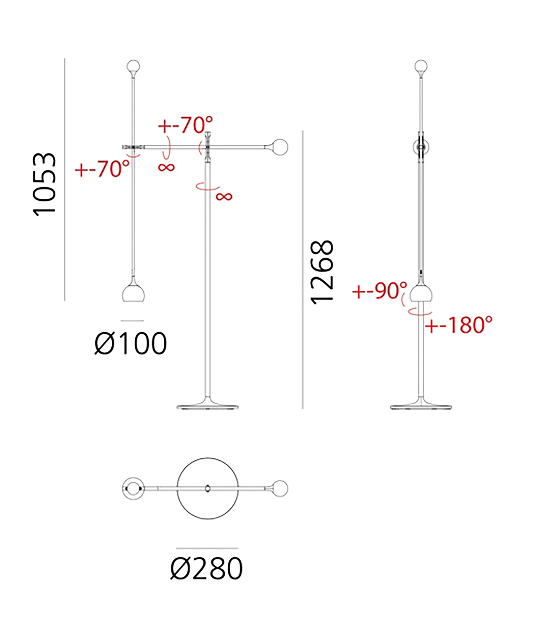 Artemide Ixa Floor Stehleuchte LED