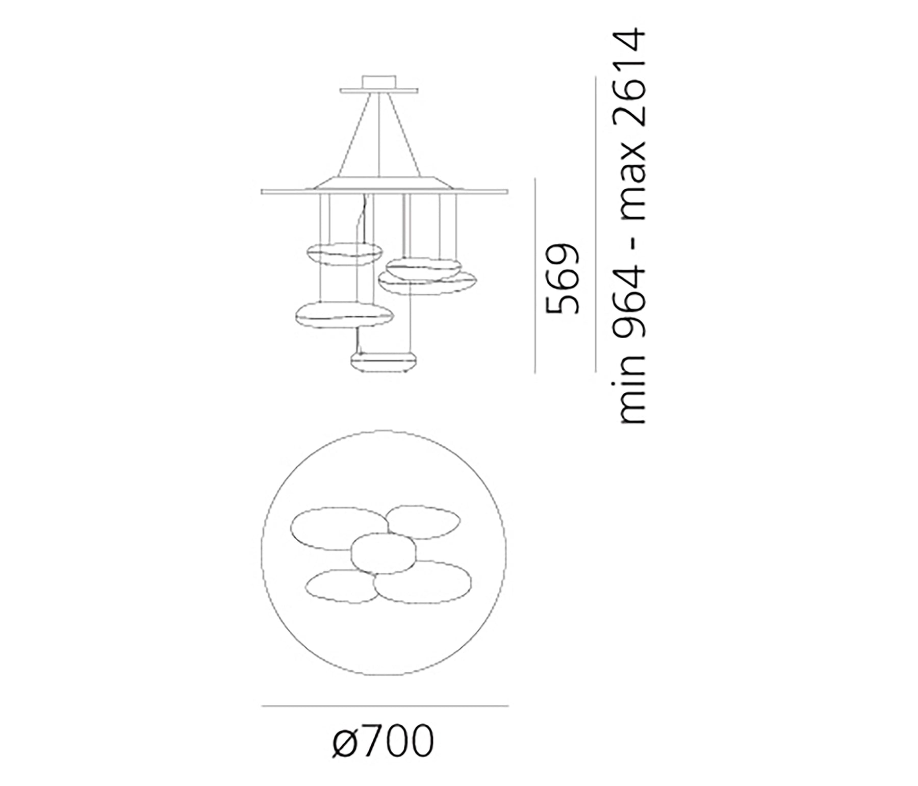 Artemide Mercury Mini Pendelleuchte LED