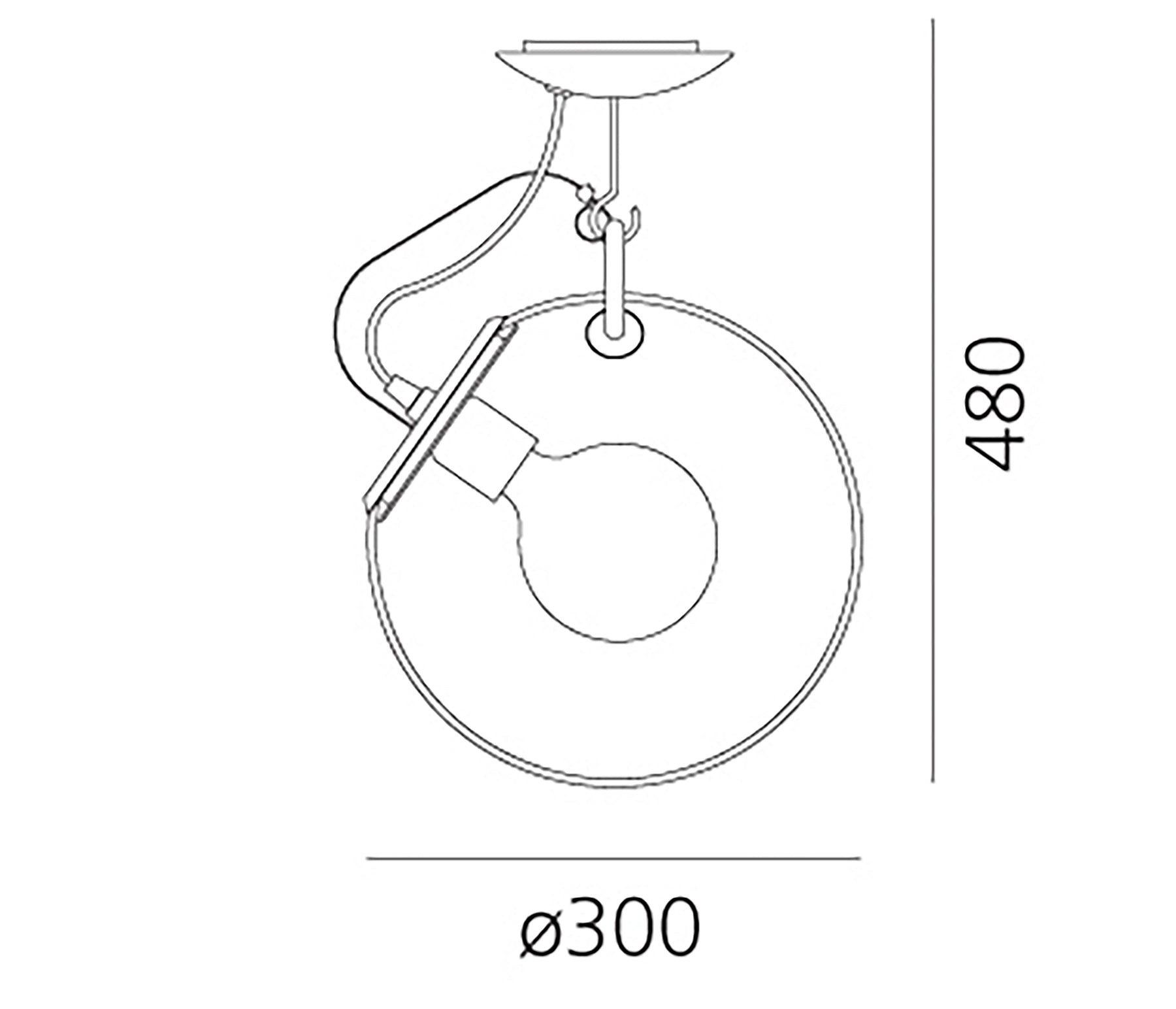 Artemide Miconos Deckenleuchte