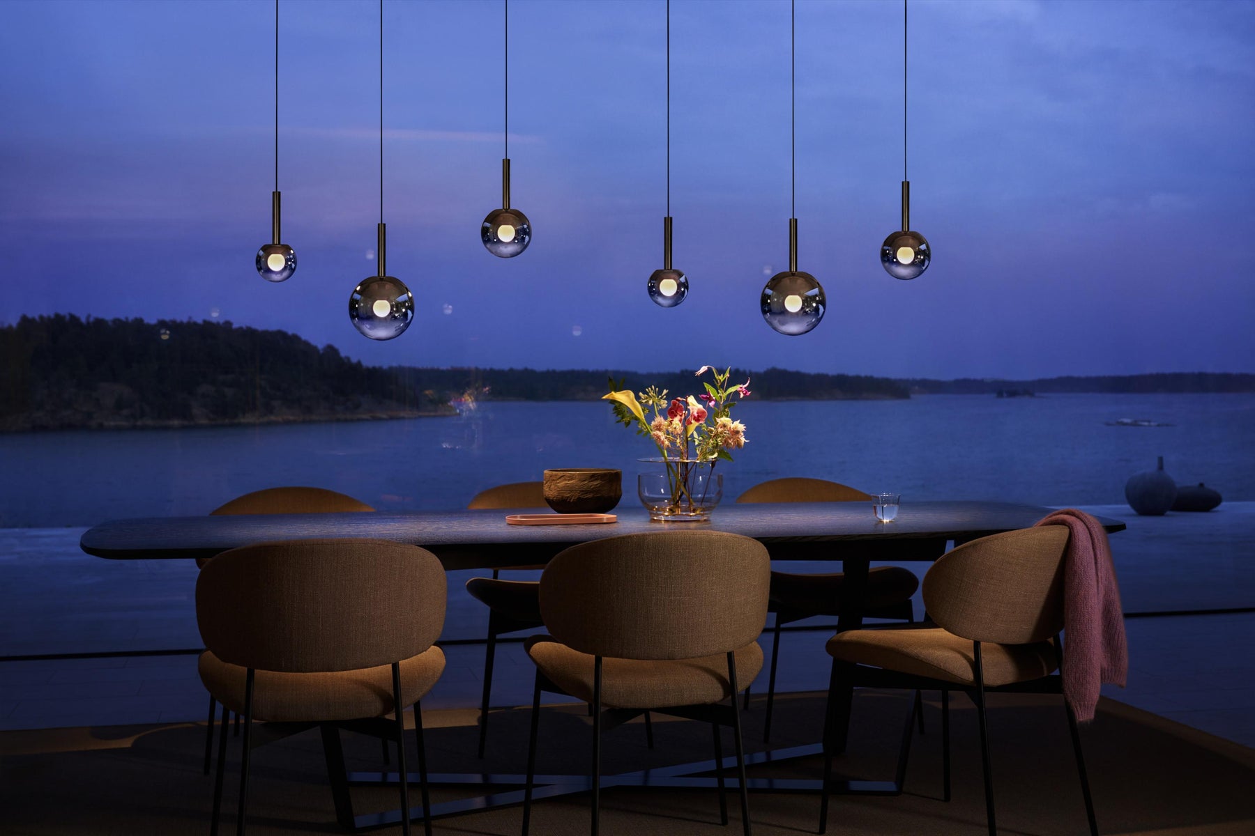 Occhio Luna sospeso cloud 5 L LED Pendelleuchte