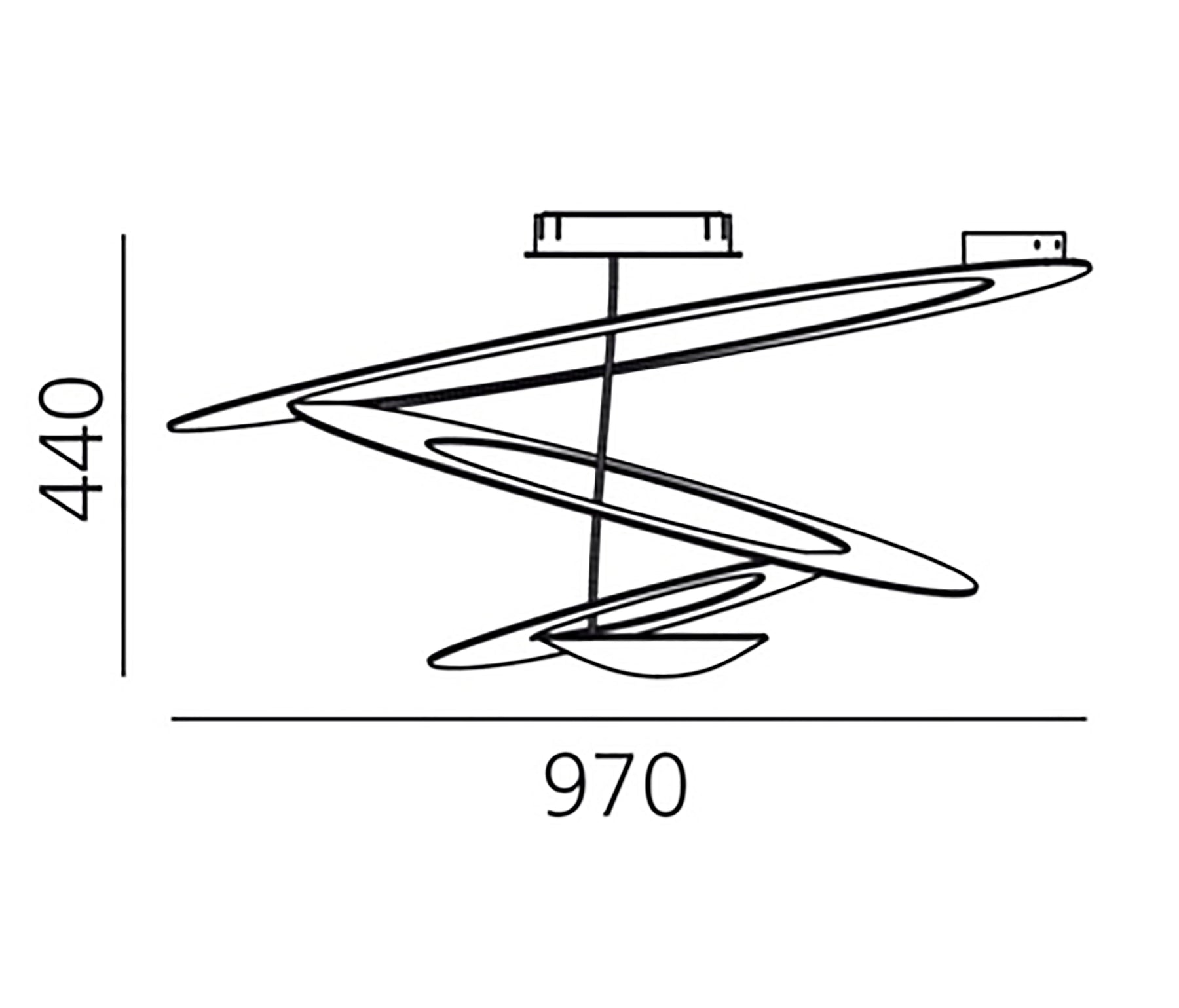 Artemide Pirce Soffitto Deckenleuchte LED weiß