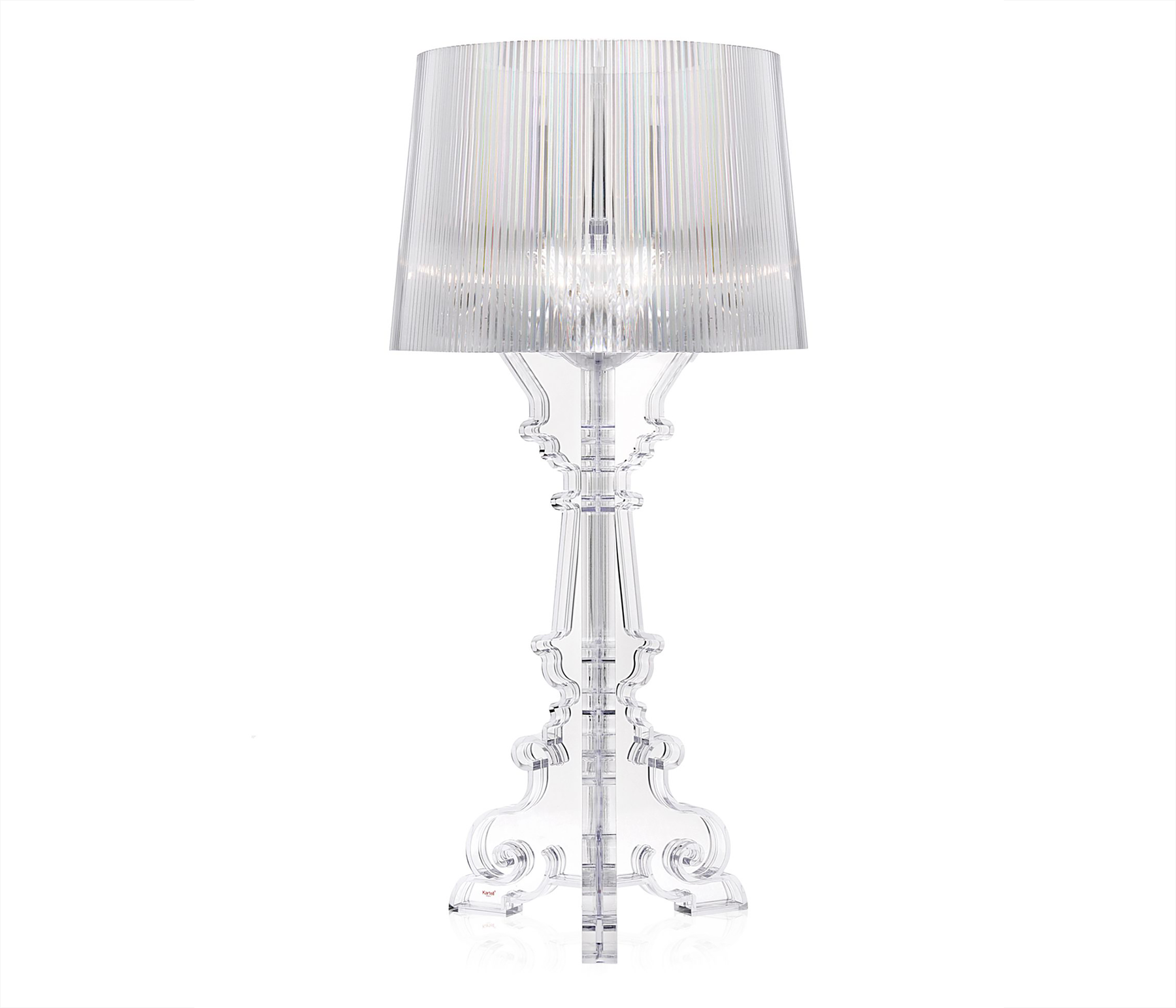 Kartell Tischleuchte Bourgie kristall LED