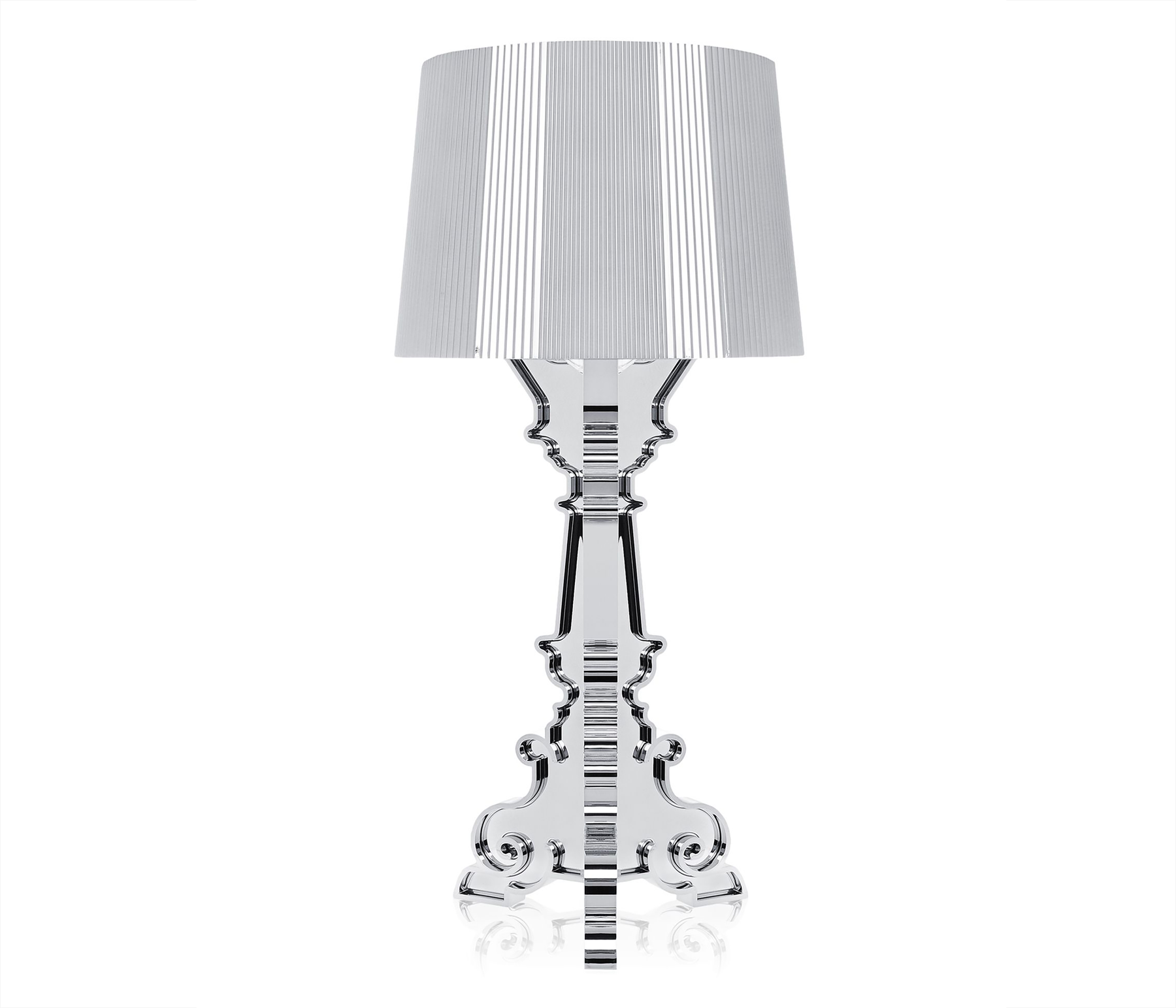 Kartell Tischleuchte Bourgie silber LED