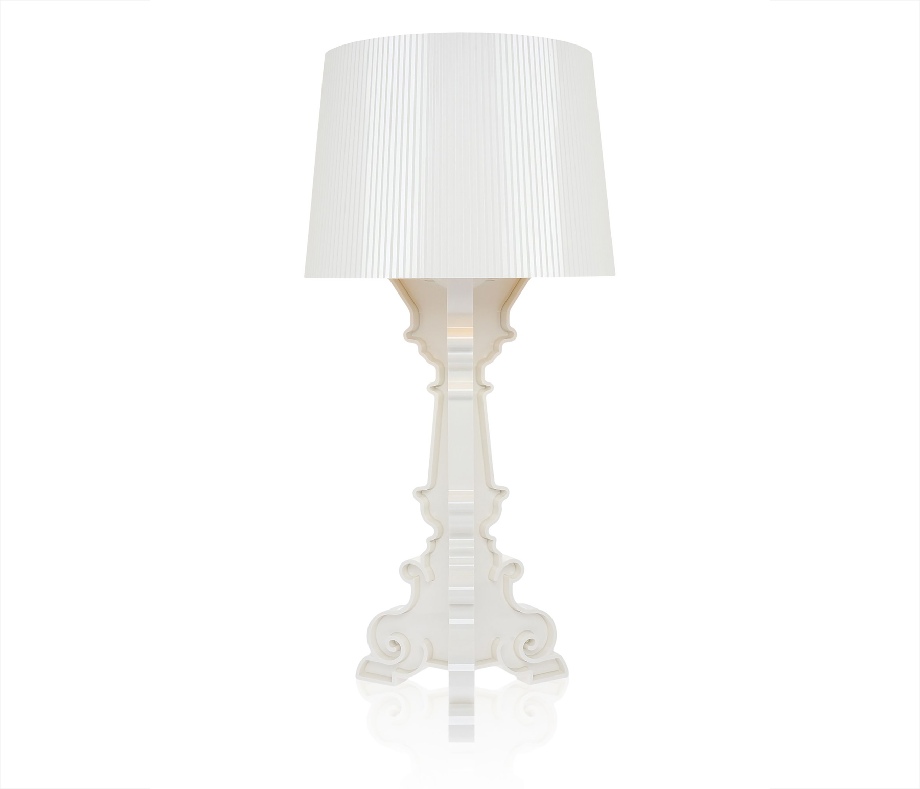 Kartell Tischleuchte Bourgie weiß / gold LED