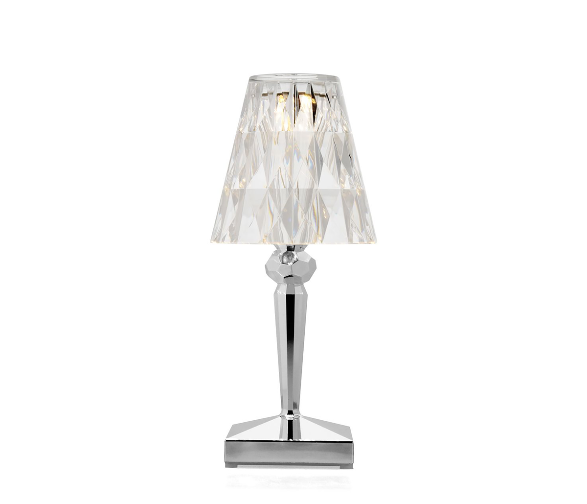 Kartell Tischleuchte Bourgie verchromt LED