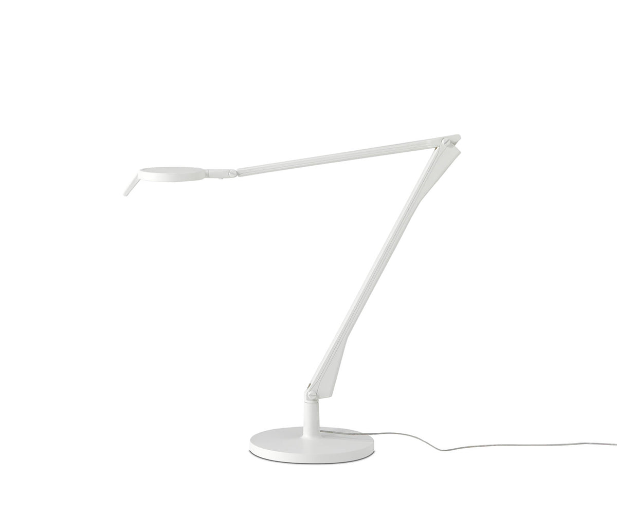 Kartell Aledin Tec matt Schreibtischleuchte weiß matt LED