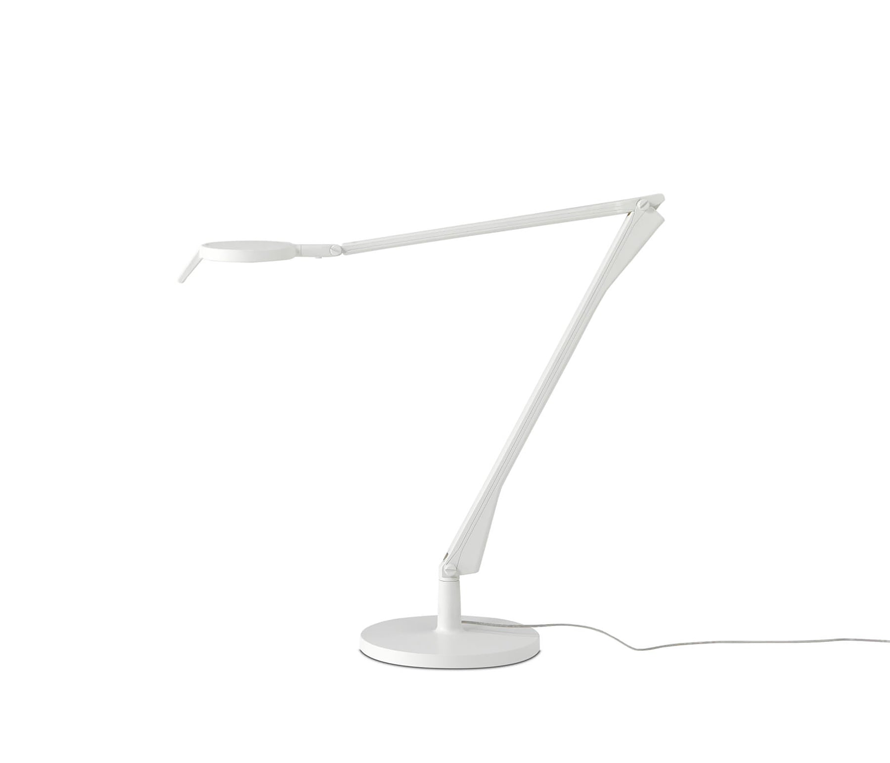 Kartell Aledin Tec matt Schreibtischleuchte weiß matt LED