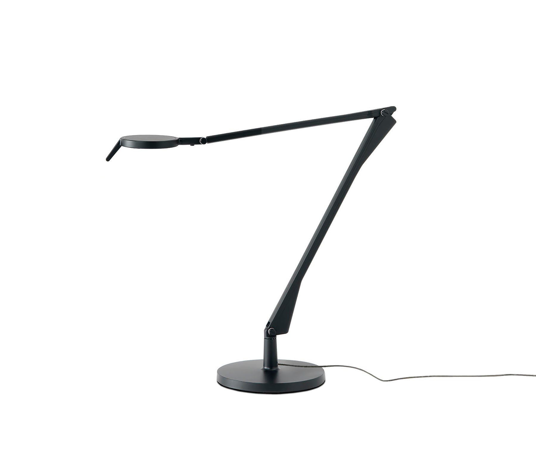 Kartell Aledin Tec matt Schreibtischleuchte schwarz matt LED