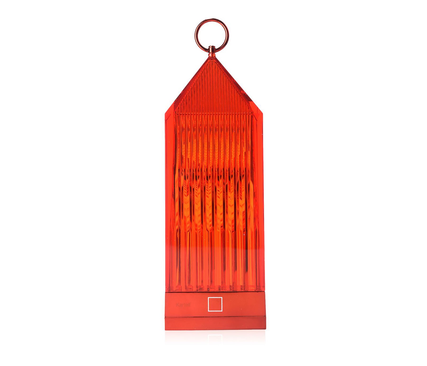 Kartell Lantern Akkuleuchte rot LED
