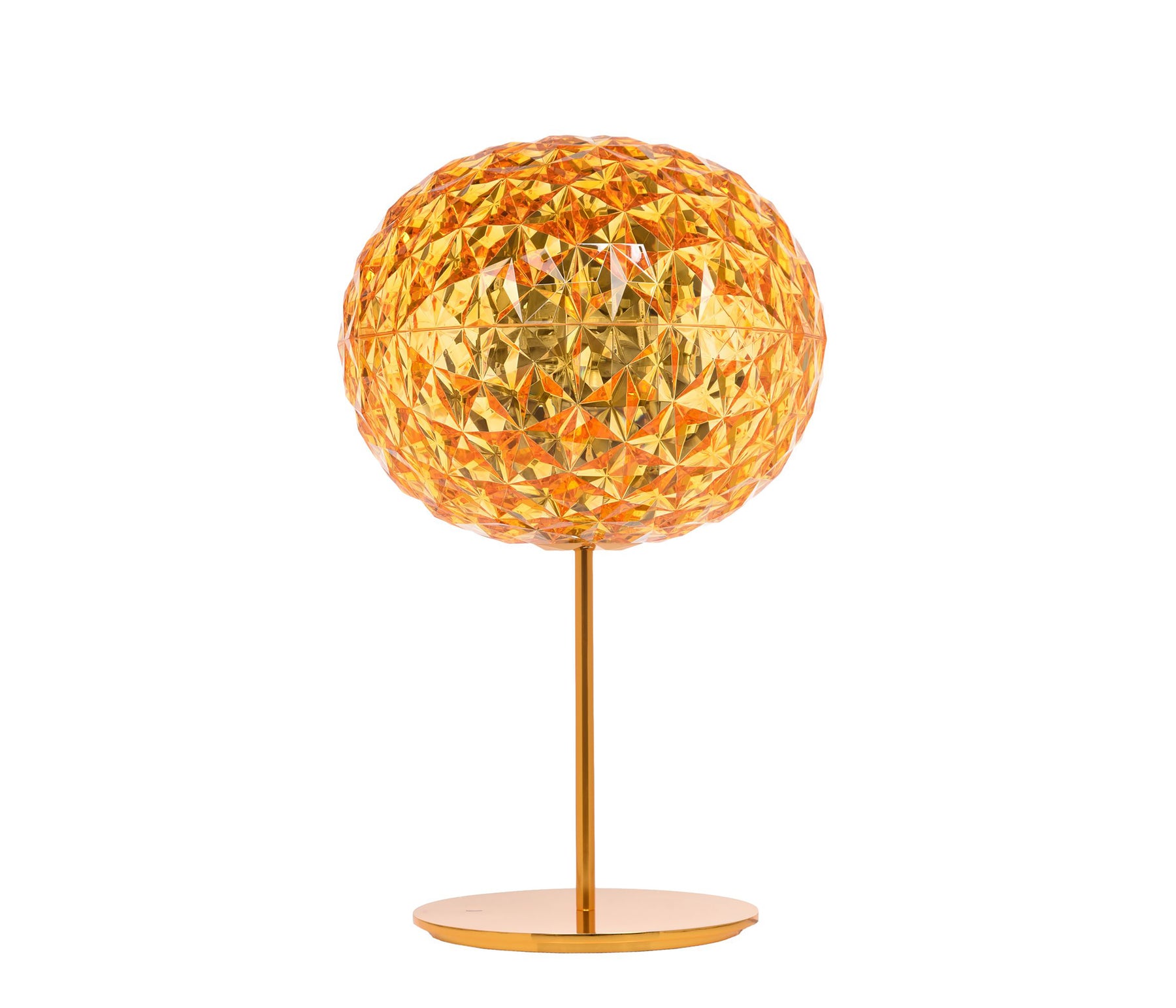 Kartell Planet Tischleuchte bernstein LED