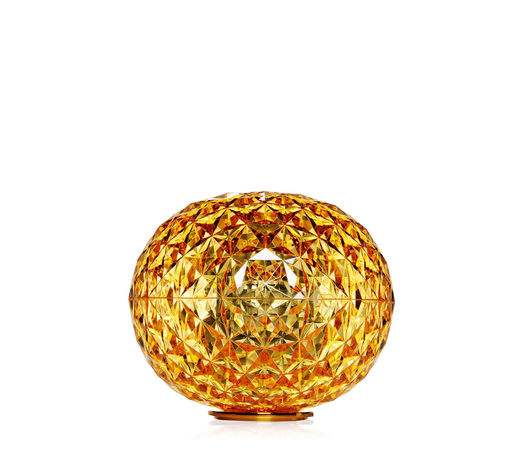 Kartell Planet Tischleuchte bernstein LED