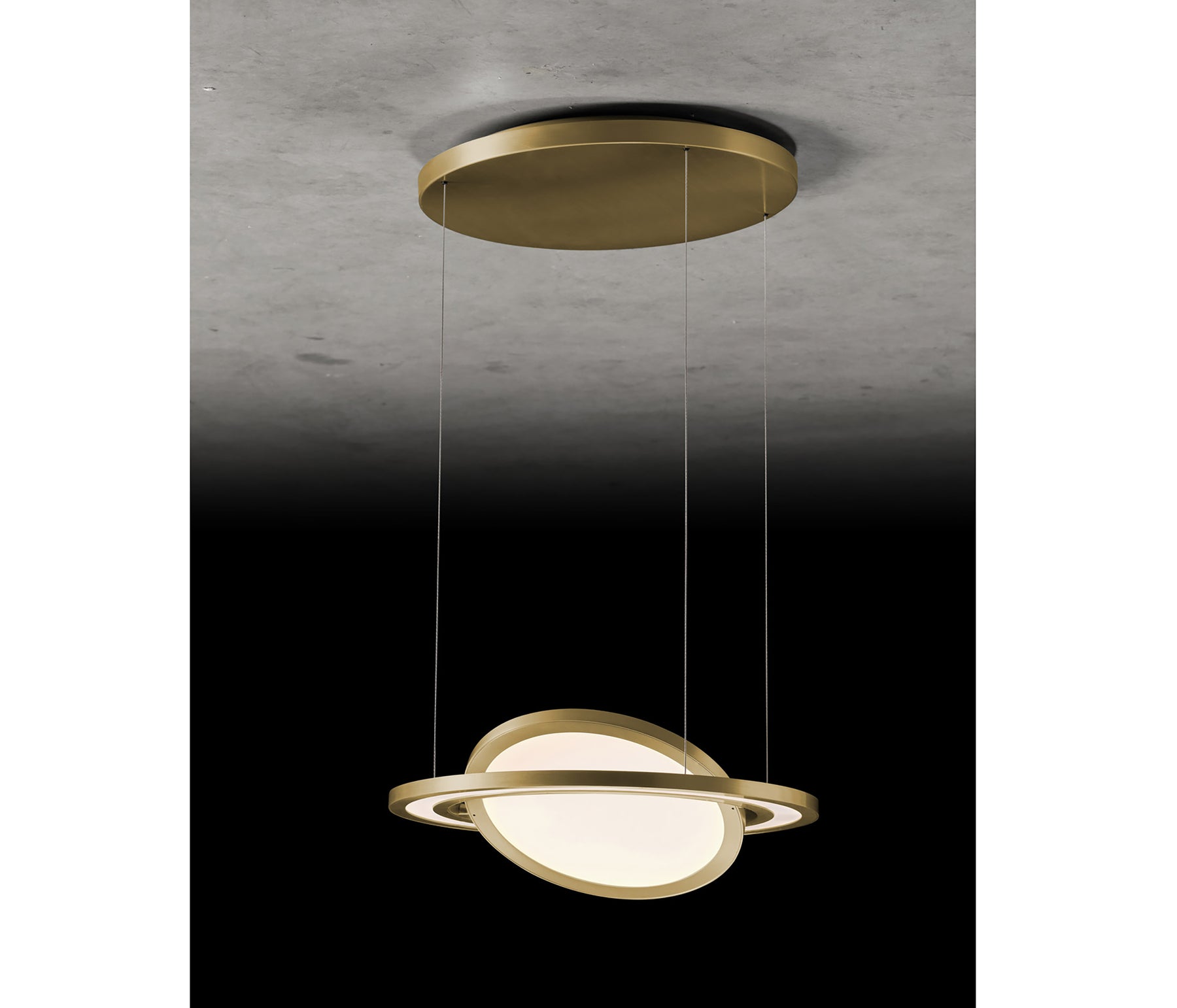 Holtkötter Supernova P Pendelleuchte eloxal messing LED