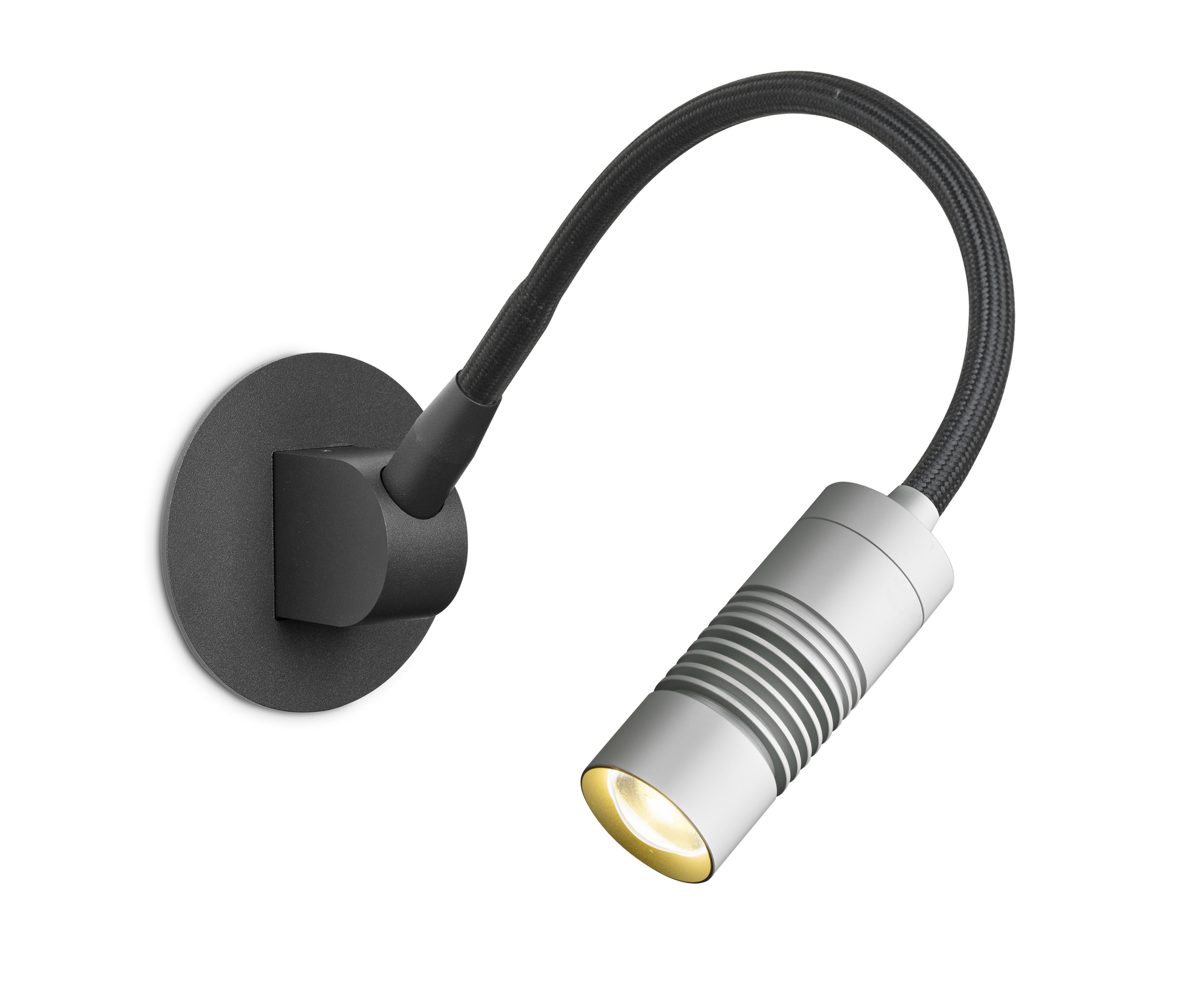 Oligo A little Bit Wandleuchte Einbau chrom matt schwarz matt LED
