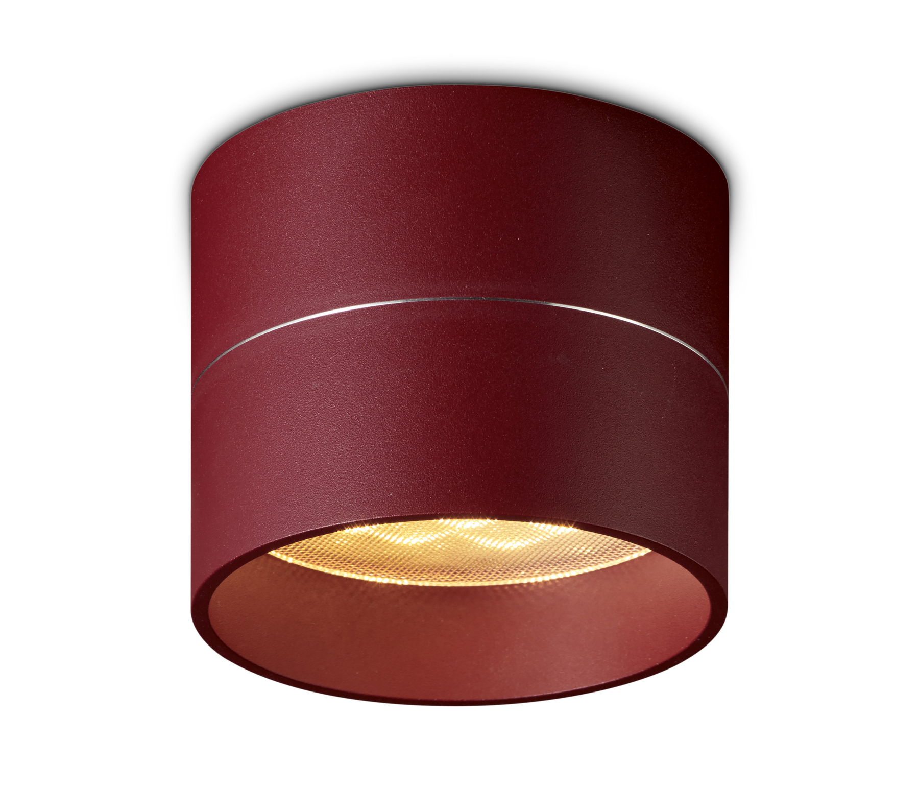Oligo Tudor S Deckenleuchte rot matt LED