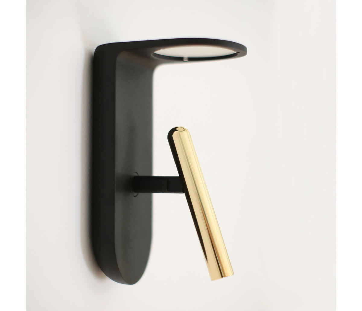 Stilnovo - Linea Light 2nights Wandleuchte LED schwarz/ gold